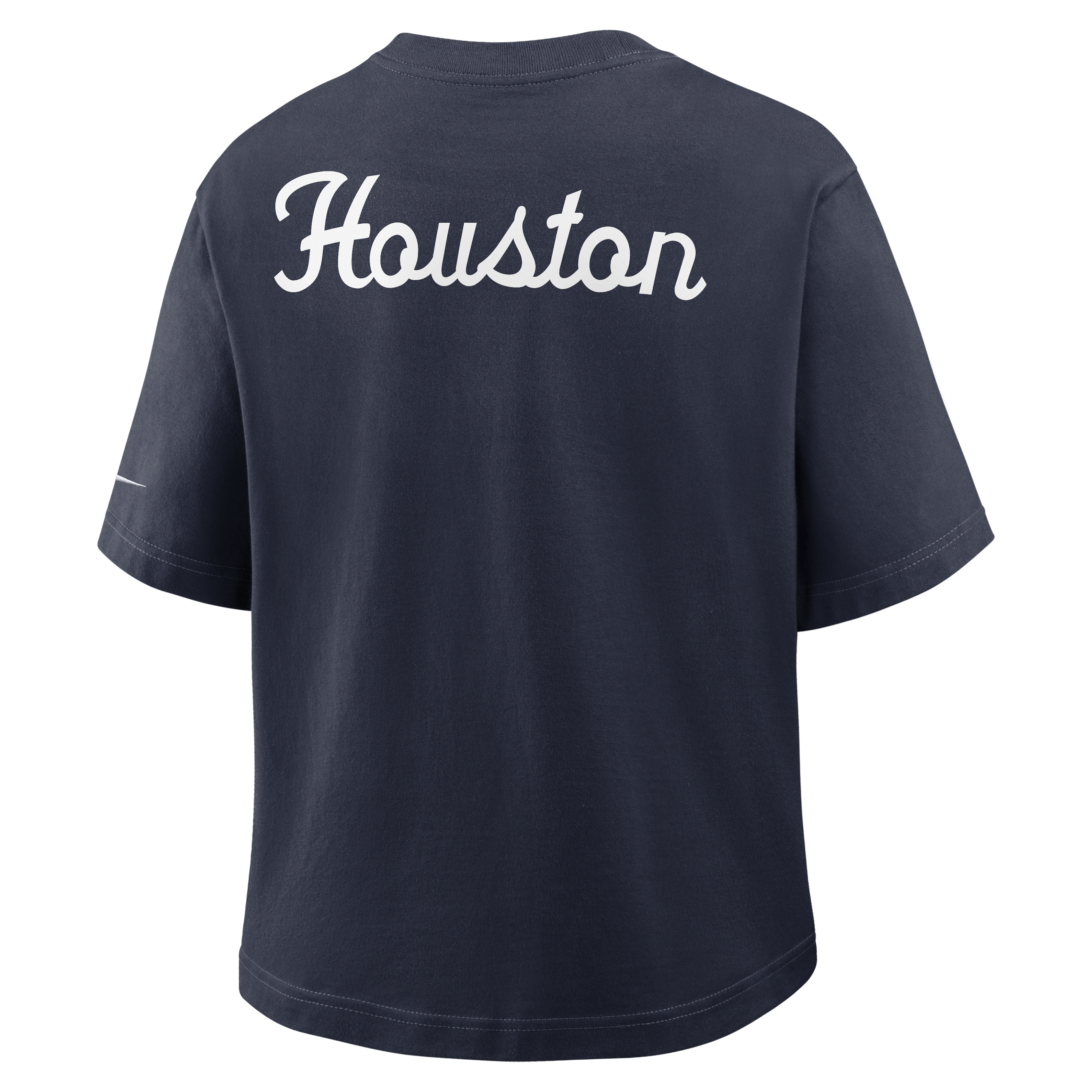 Houston Texans Rewind Pocket Boxy Women's Nike NFL T-Shirt