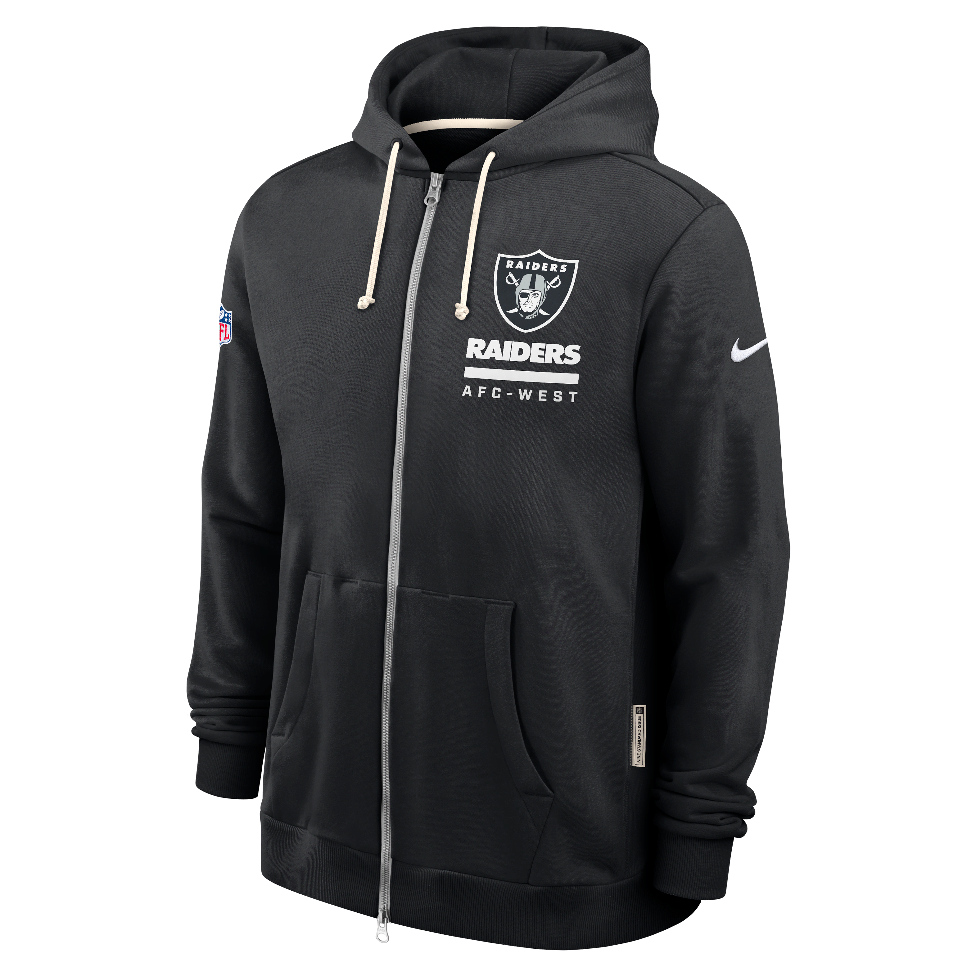 Las Vegas Raiders Utility Player Sideline Men's Nike Dri-FIT NFL Full-Zip Hoodie