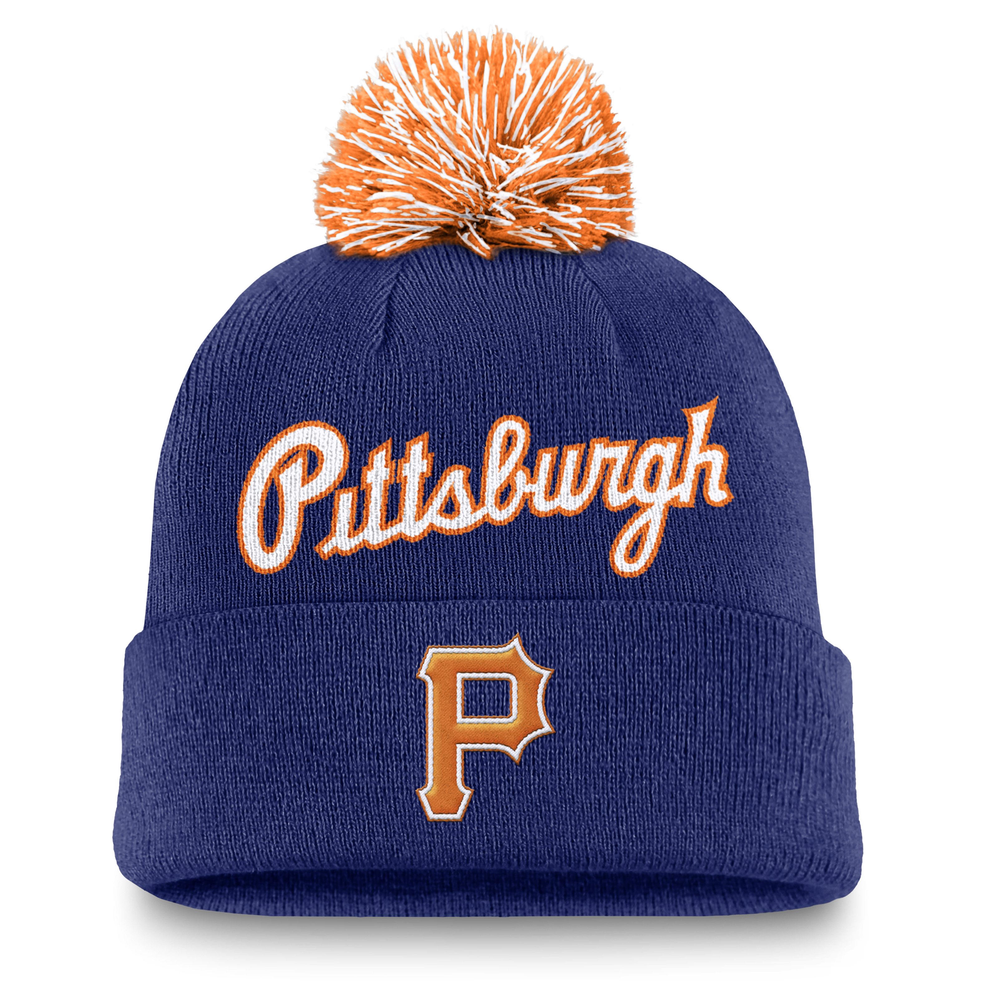 Pittsburgh Pirates Peak Men's Nike MLB Cuffed Pom Beanie