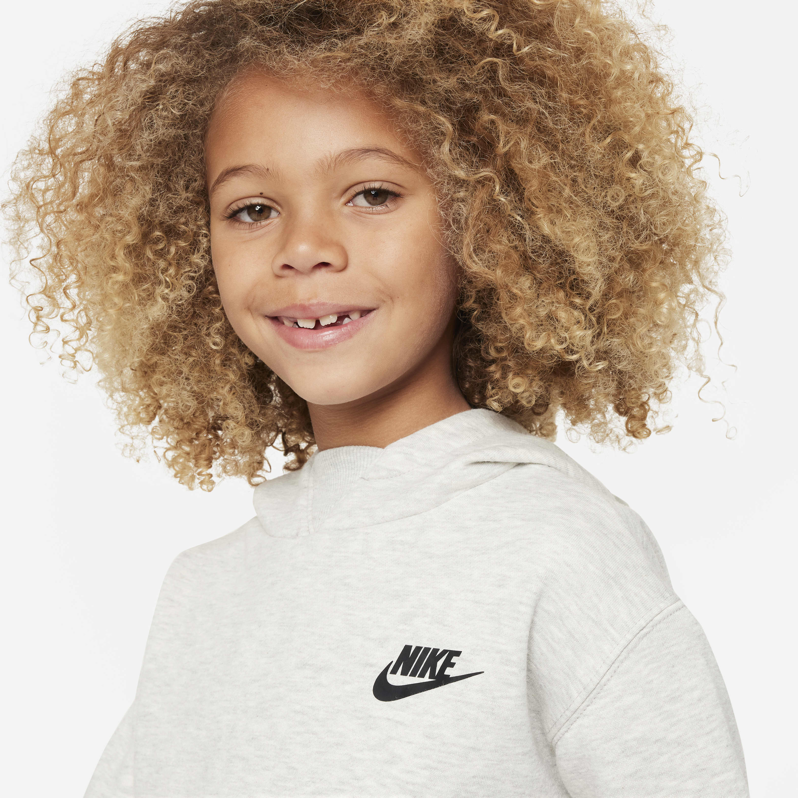 Nike Sportswear Snow Day Fleece Printed Pullover Little Kids Hoodie