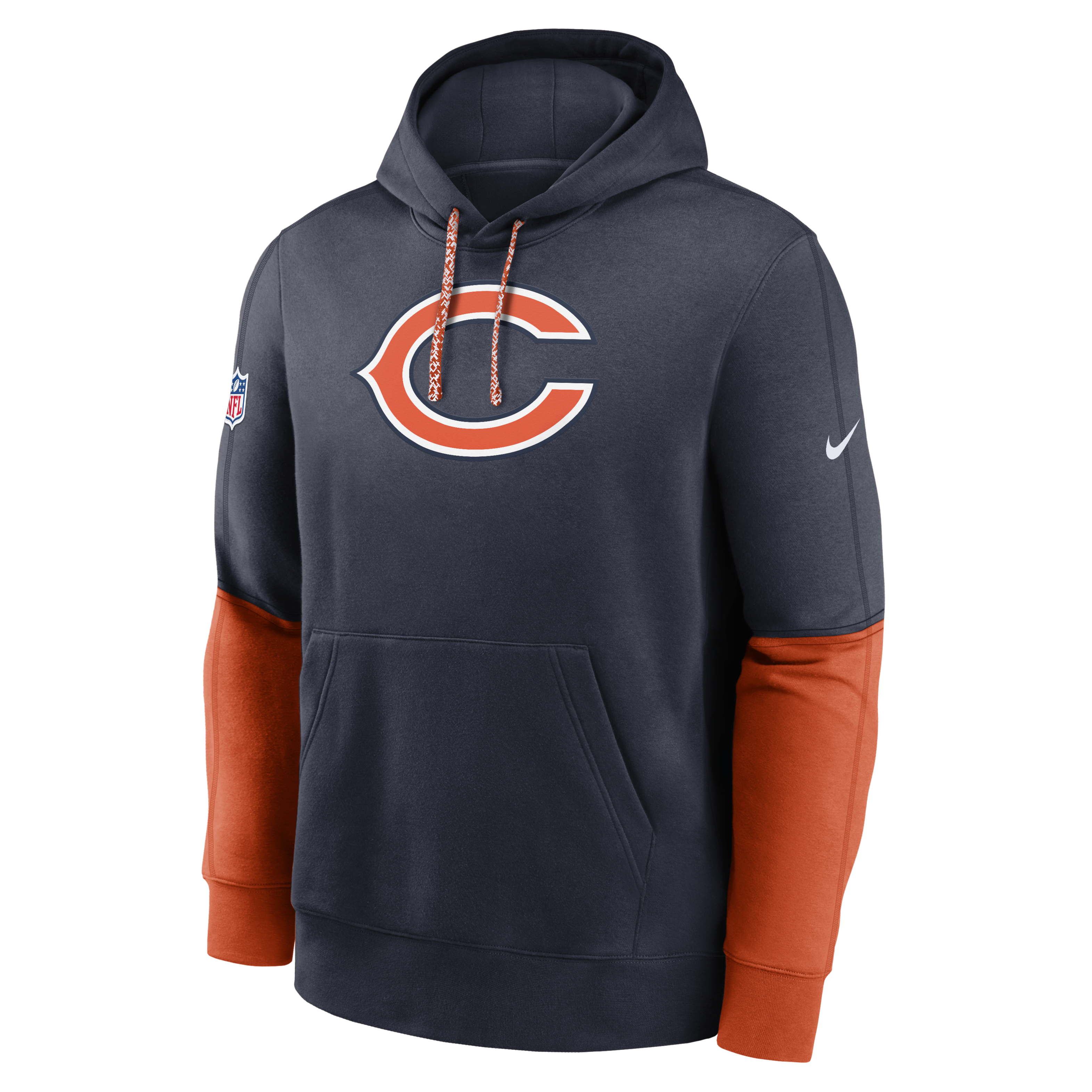 Chicago Bears Sideline Team Issue Club Men's Nike NFL Pullover Hoodie