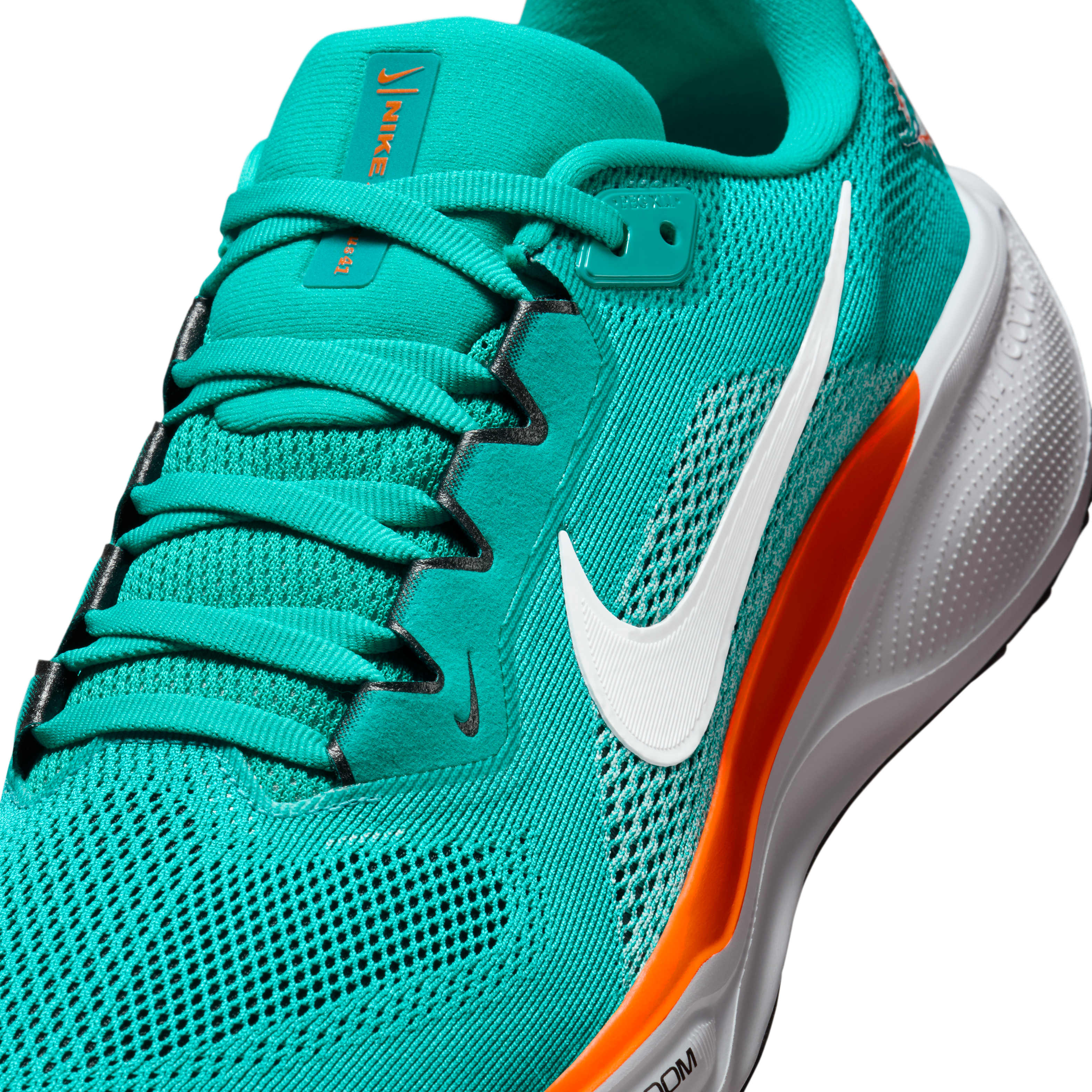 Miami Dolphins Pegasus 41 Men's Nike NFL Road Running Shoes