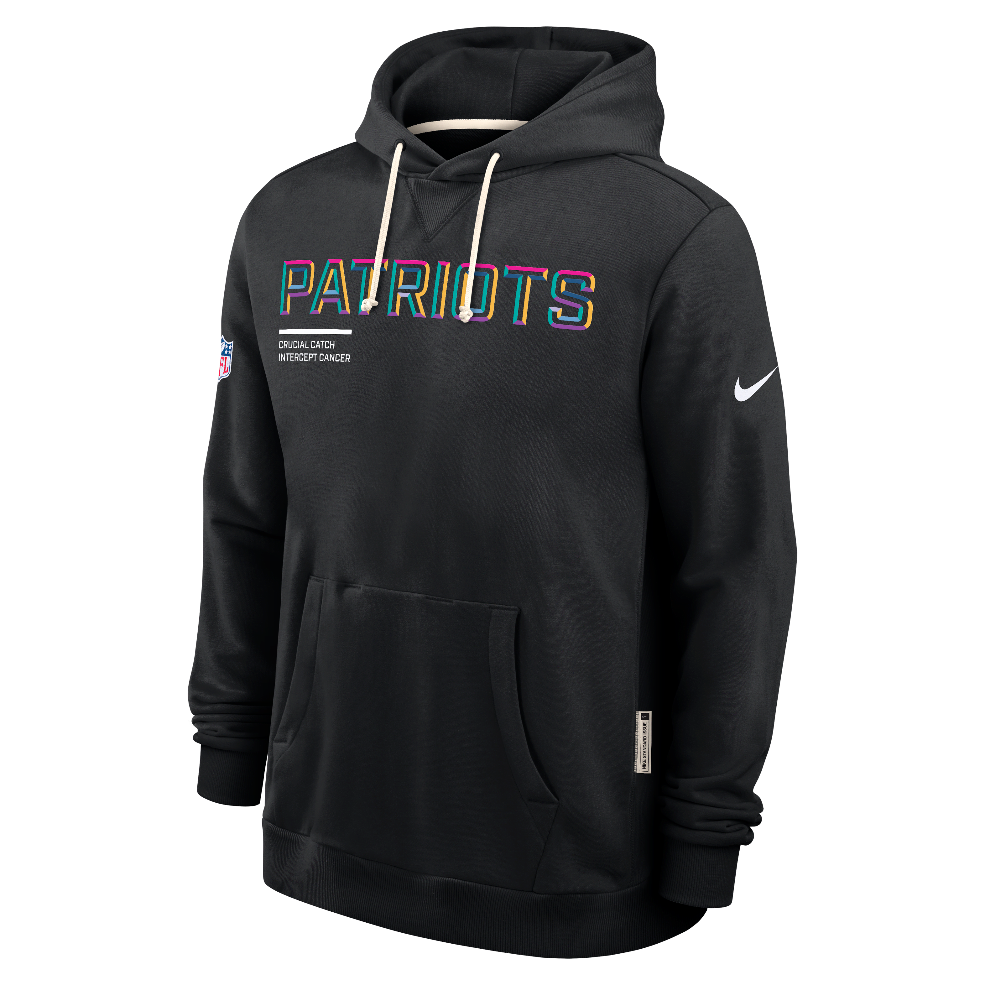 New England Patriots Crucial Catch Sideline Men's Nike Dri-FIT NFL Pullover Hoodie