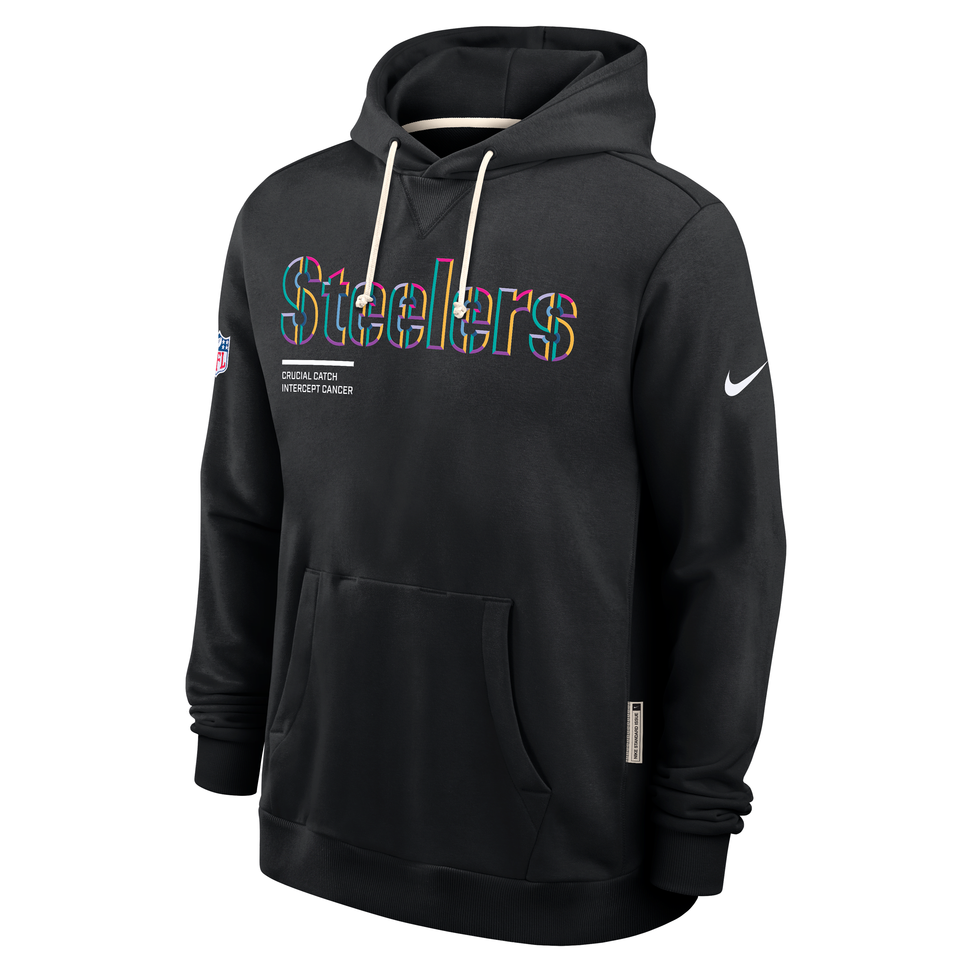 Pittsburgh Steelers Crucial Catch Sideline Men's Nike Dri-FIT NFL Pullover Hoodie