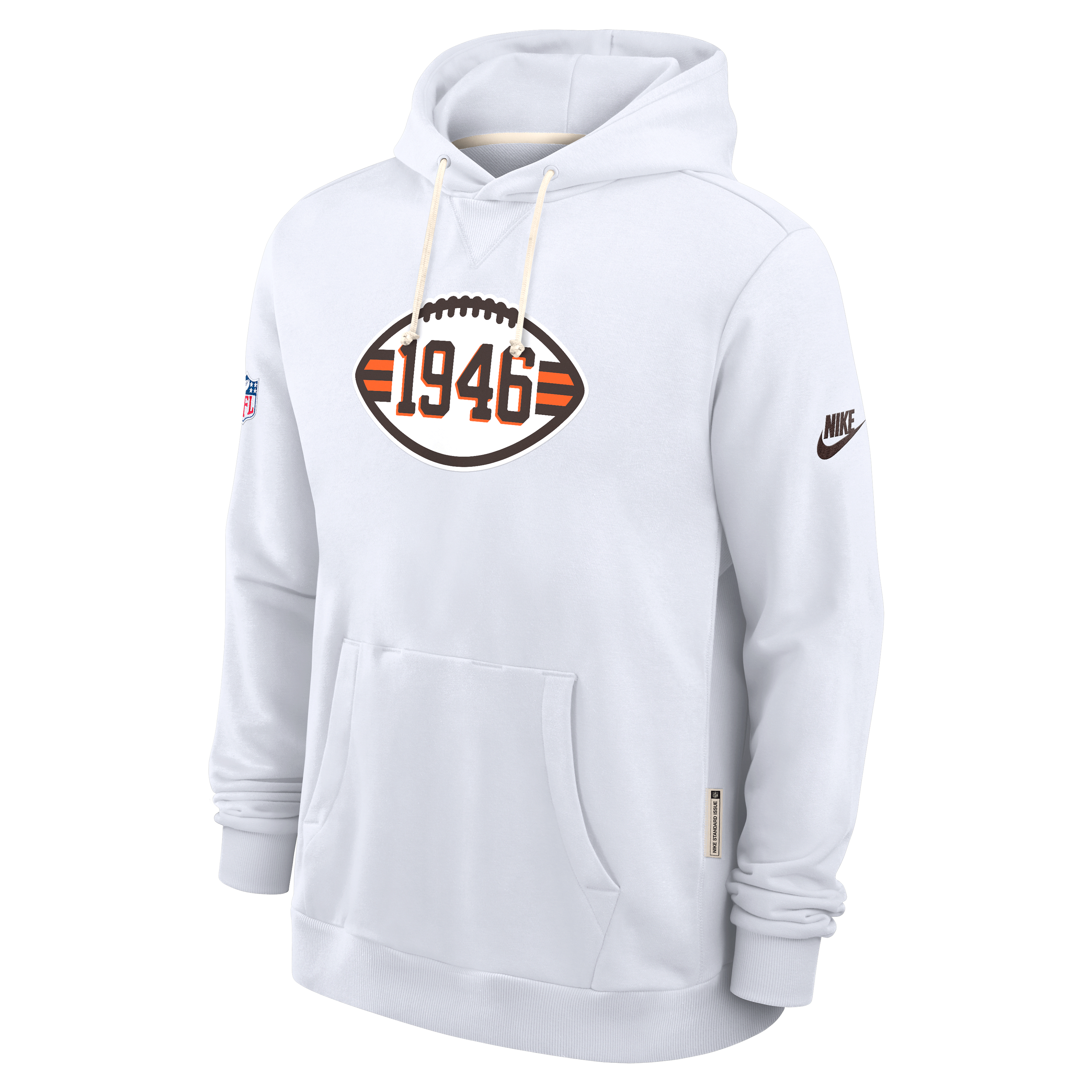 Cleveland Browns Alt Offensive Set Play Sideline Men's Nike Dri-FIT NFL Pullover Hoodie