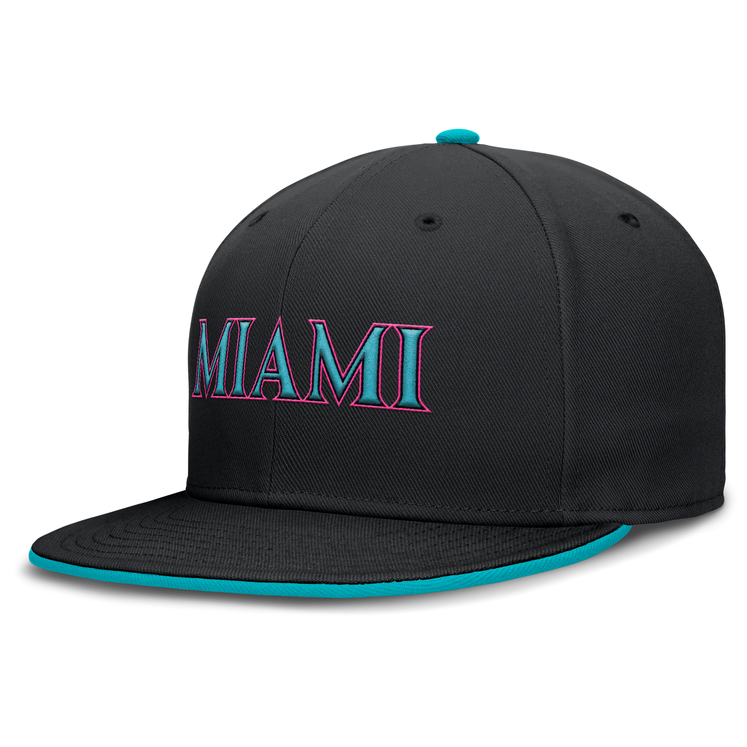 Miami Marlins City Connect True Men's Nike Dri-FIT MLB Fitted Hat
