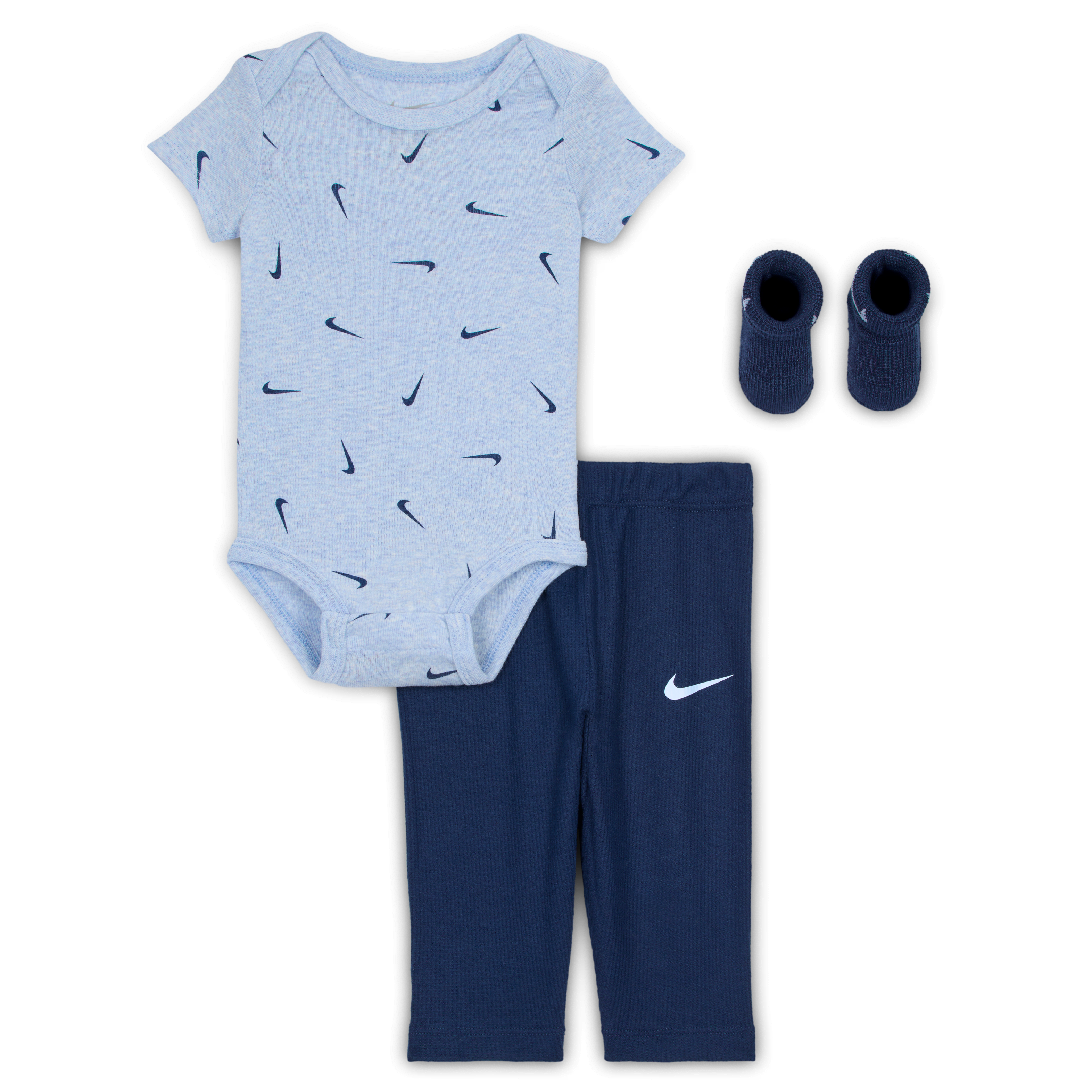 Nike Baby 3-Piece Bodysuit and Waffle Pants Set