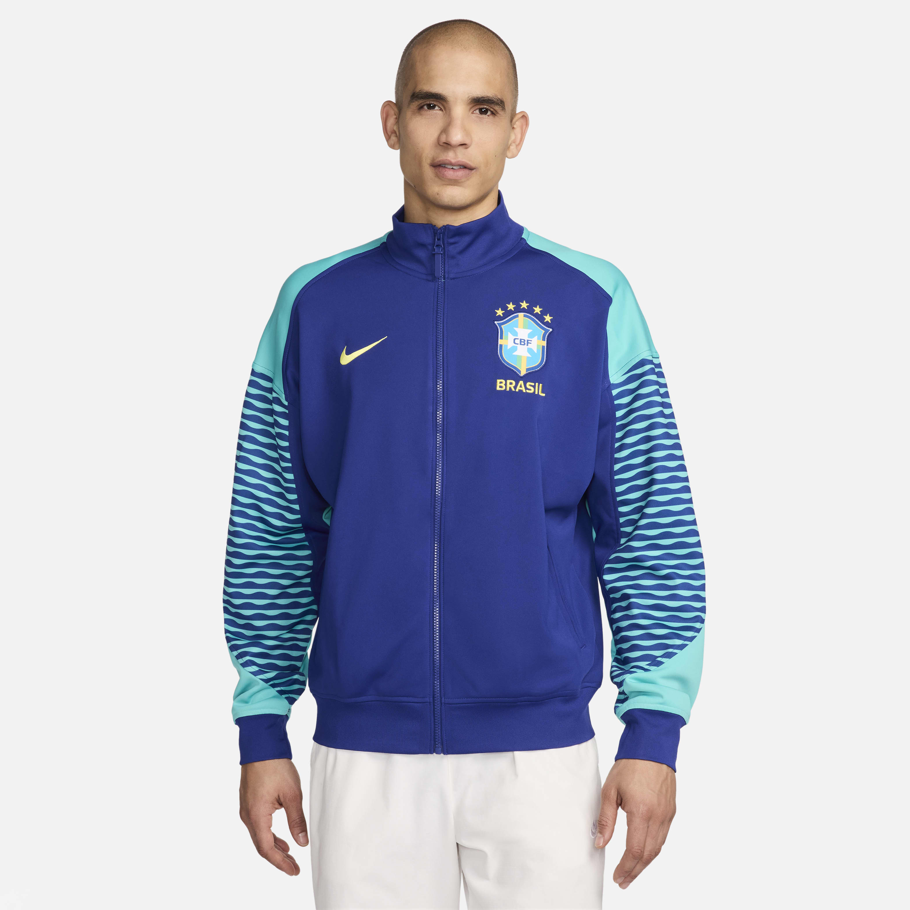 Brazil Strike Men's Nike Dri-FIT Soccer Jacket