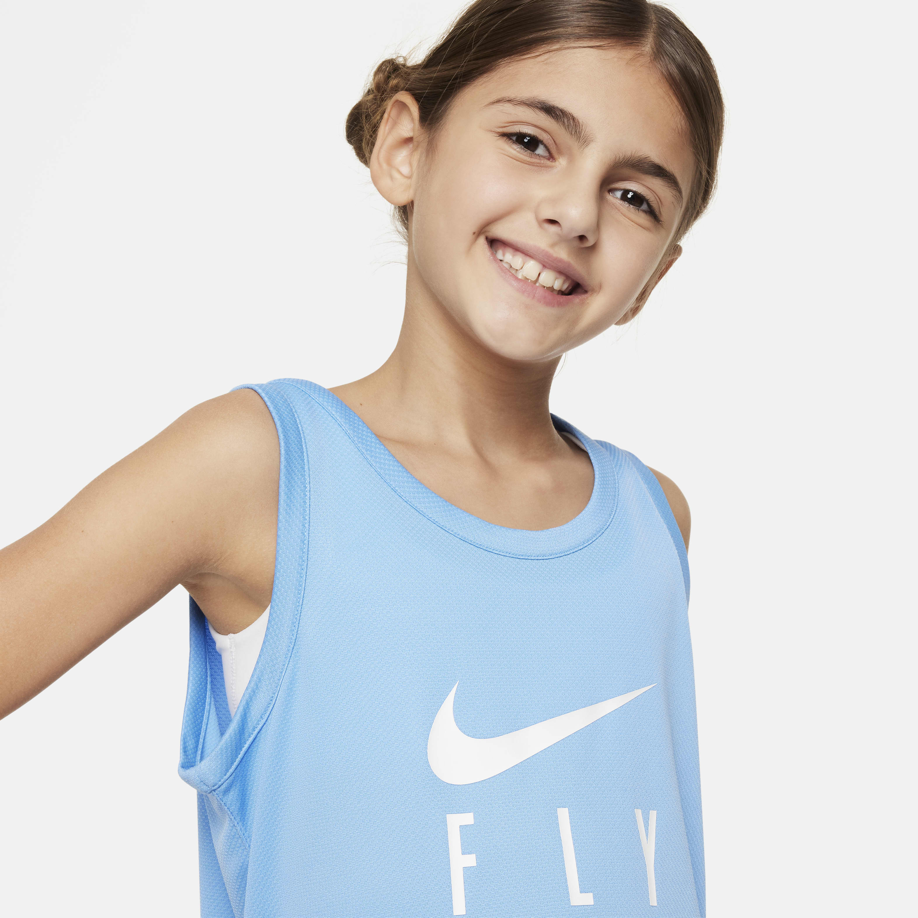 Nike Swoosh Fly Big Kids' (Girls') Jersey Tank