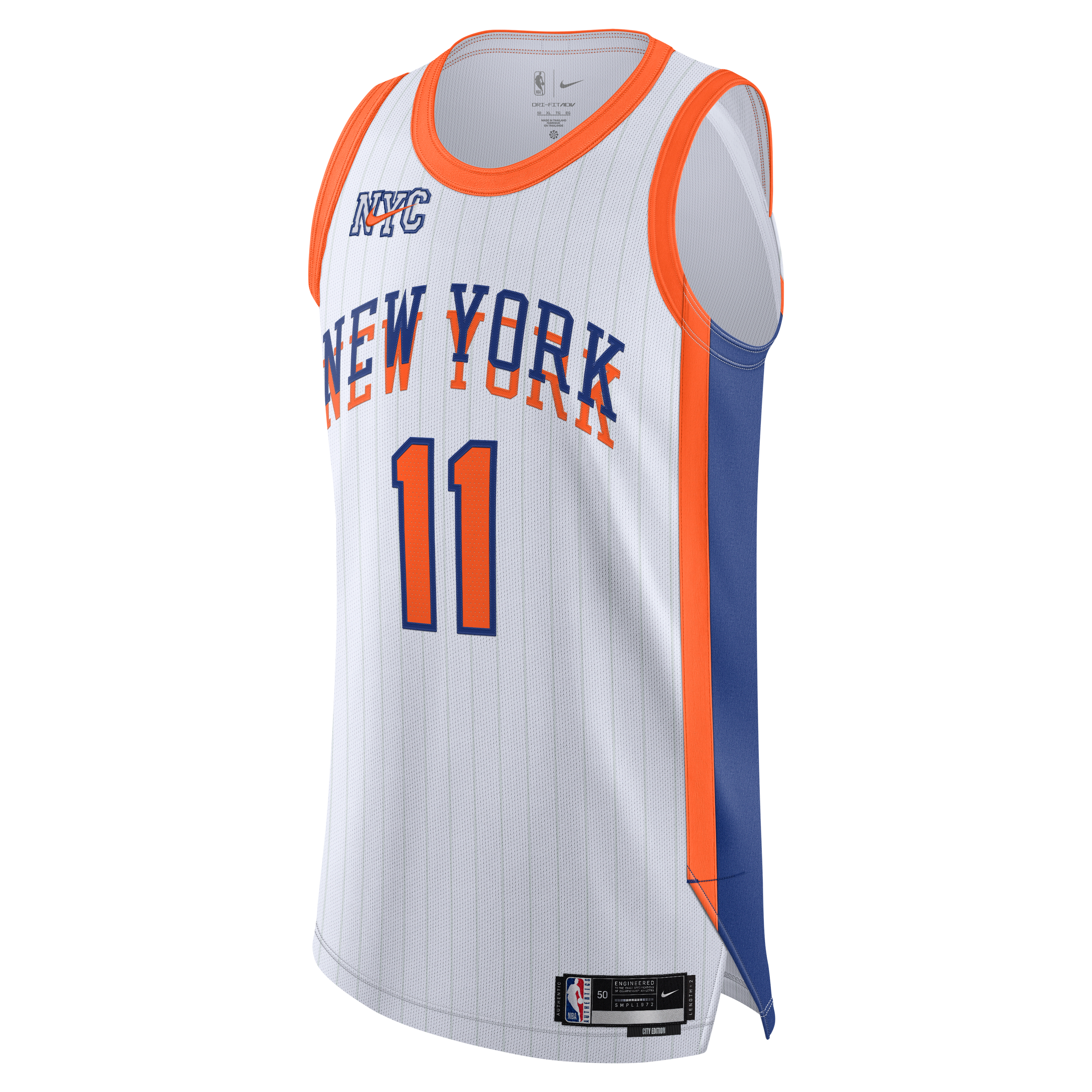 Jalen Brunson New York Knicks 2024/25 City Edition Men's Nike Dri-FIT ADV NBA Authentic Jersey