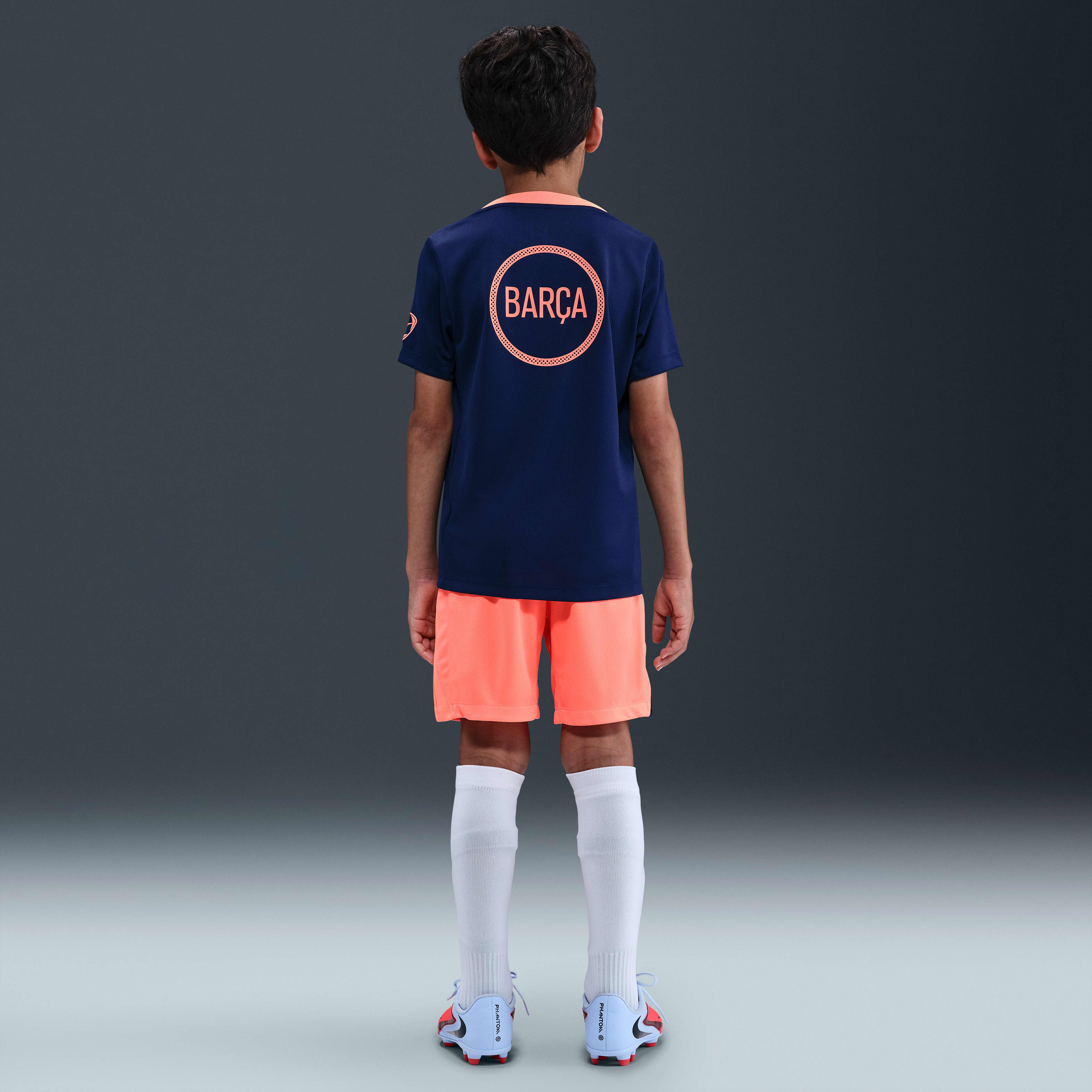 FC Barcelona Academy Pro Third Big Kids' Nike Dri-FIT Soccer Pre-Match Top