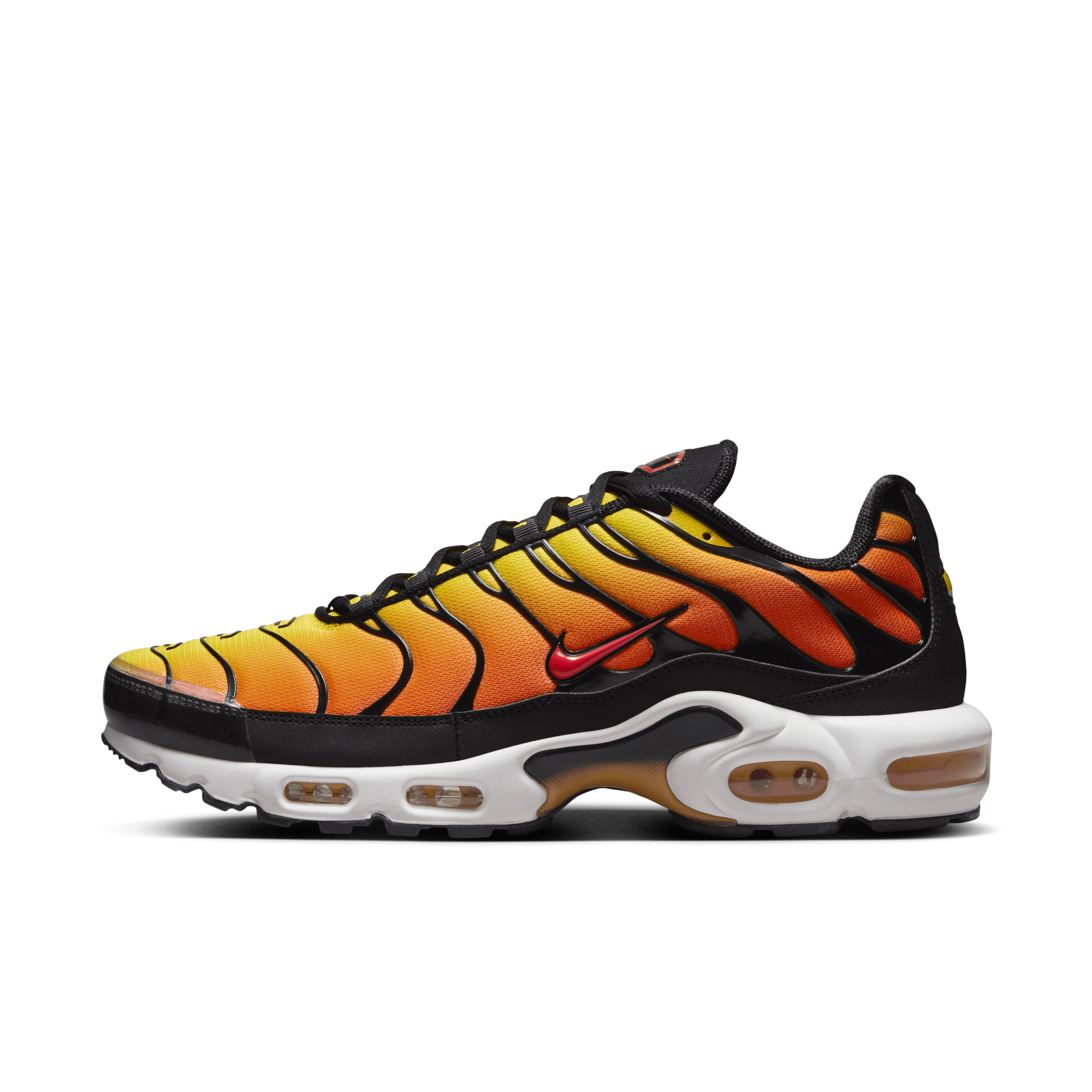 green and orange air max plus