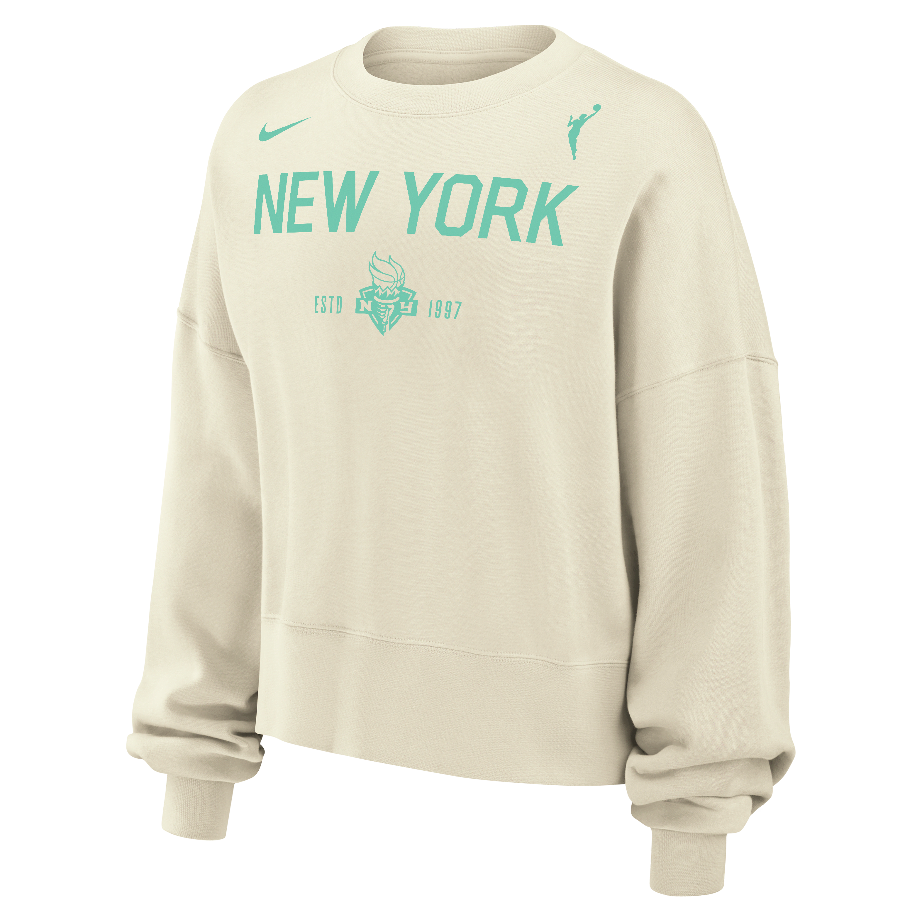 New York Liberty Phoenix Fleece Women's Nike WNBA Crew-Neck Sweatshirt