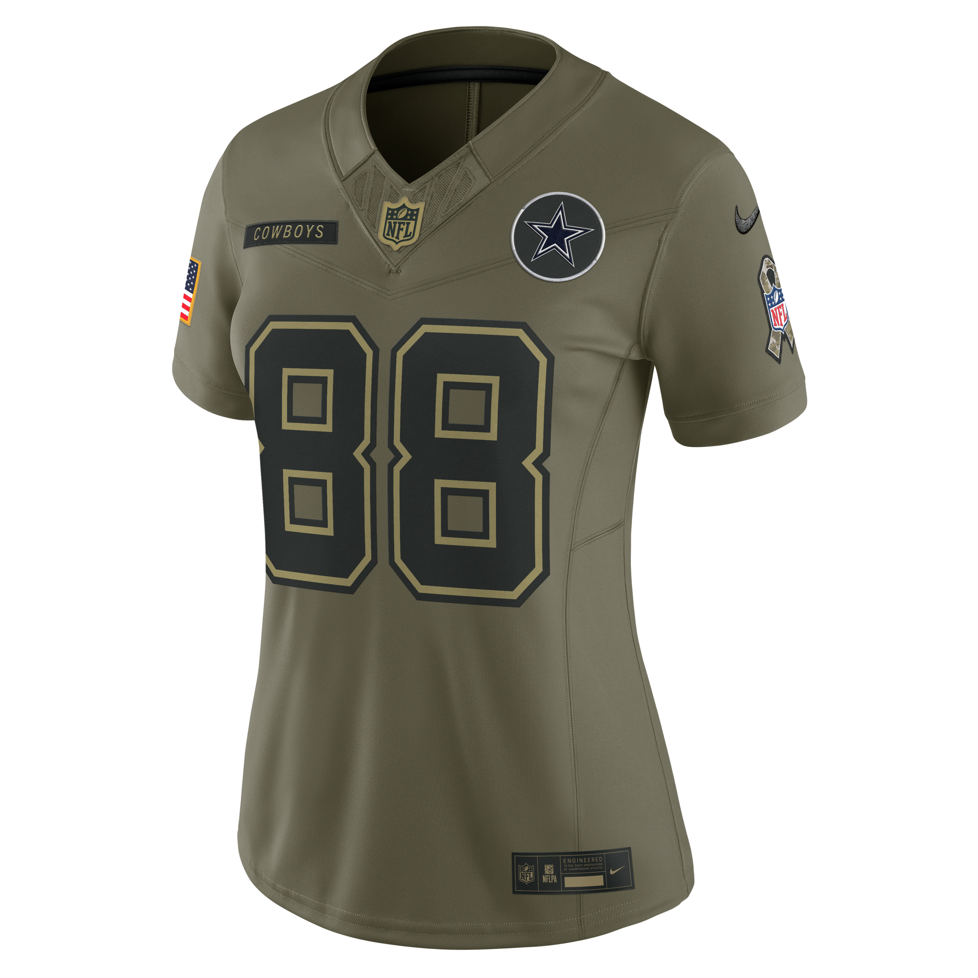 CeeDee Lamb Dallas Cowboys Salute to Service Women's Nike Dri-FIT NFL Limited Jersey