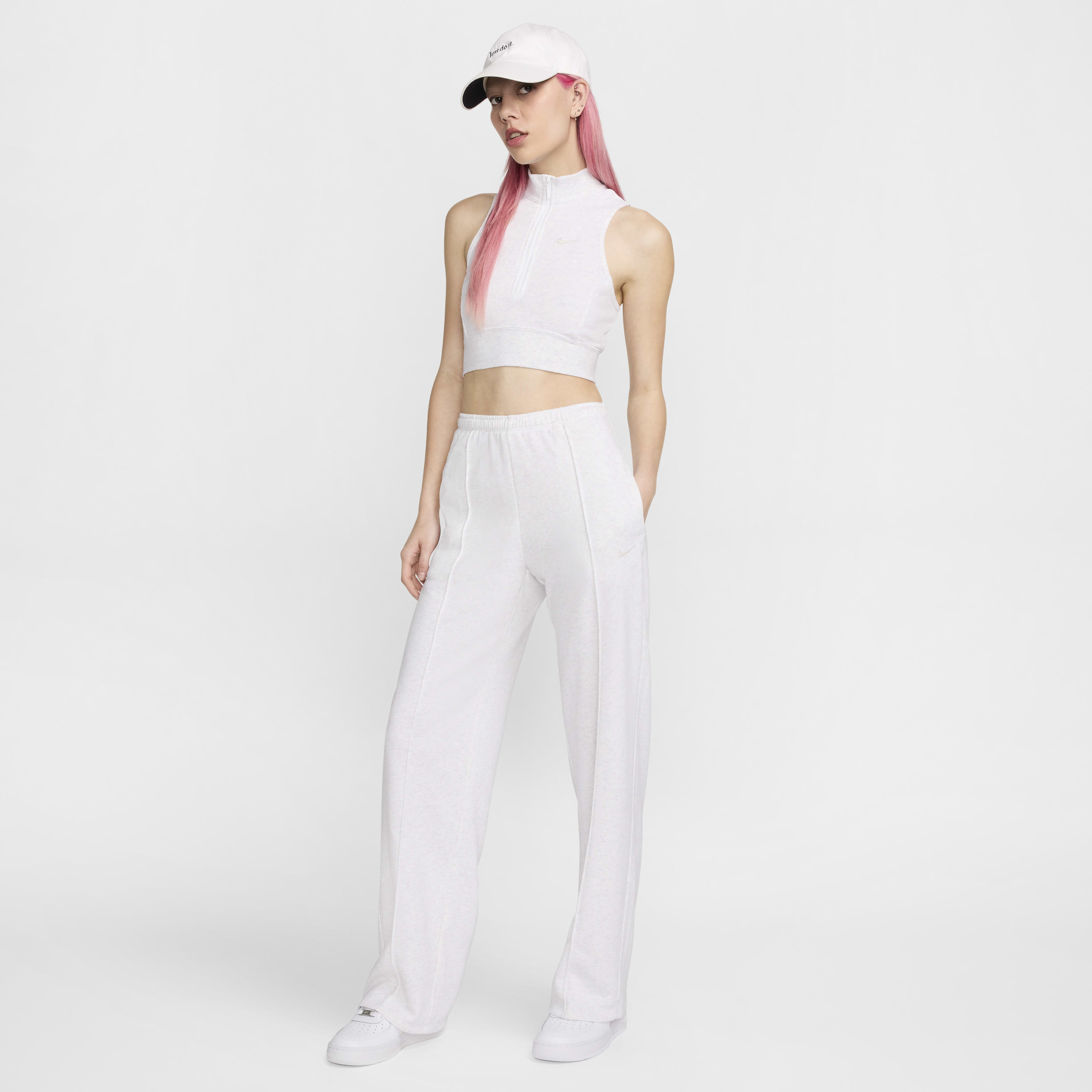 Nike Sportswear Chill Terry Women's Mid-Rise French Open-Hem Sweatpants