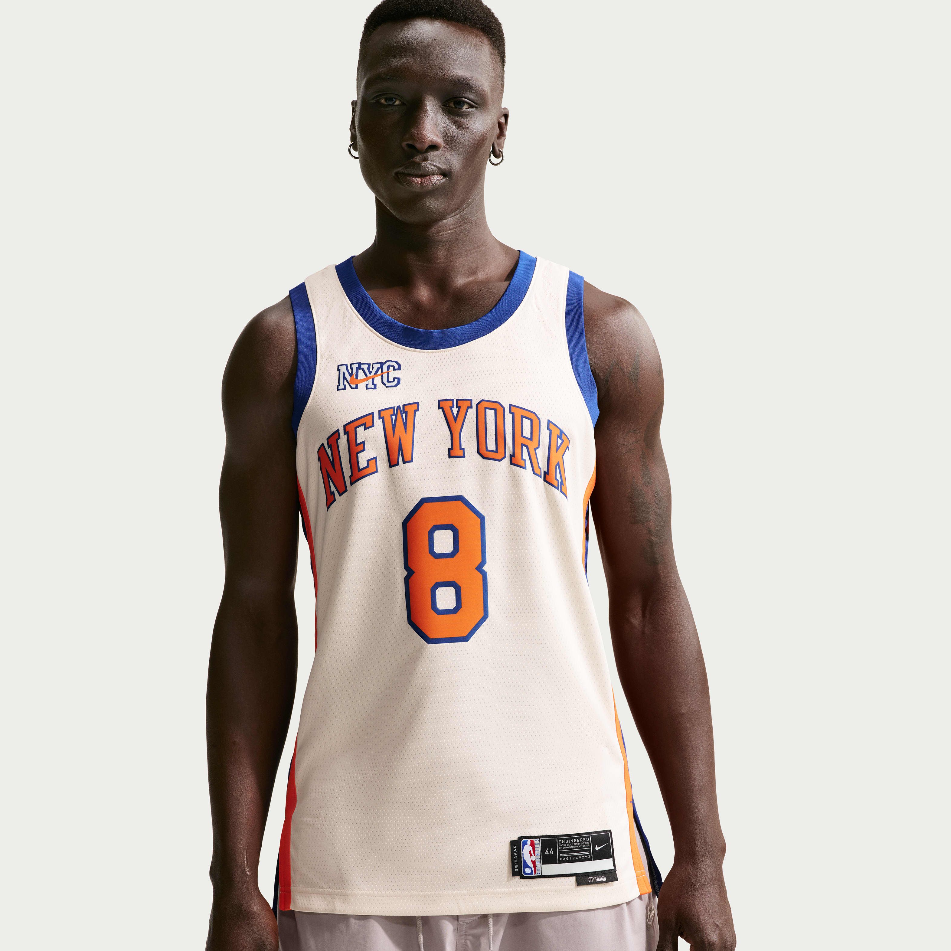 Mikal Bridges New York Knicks City Edition Men's Nike NBA Swingman Jersey