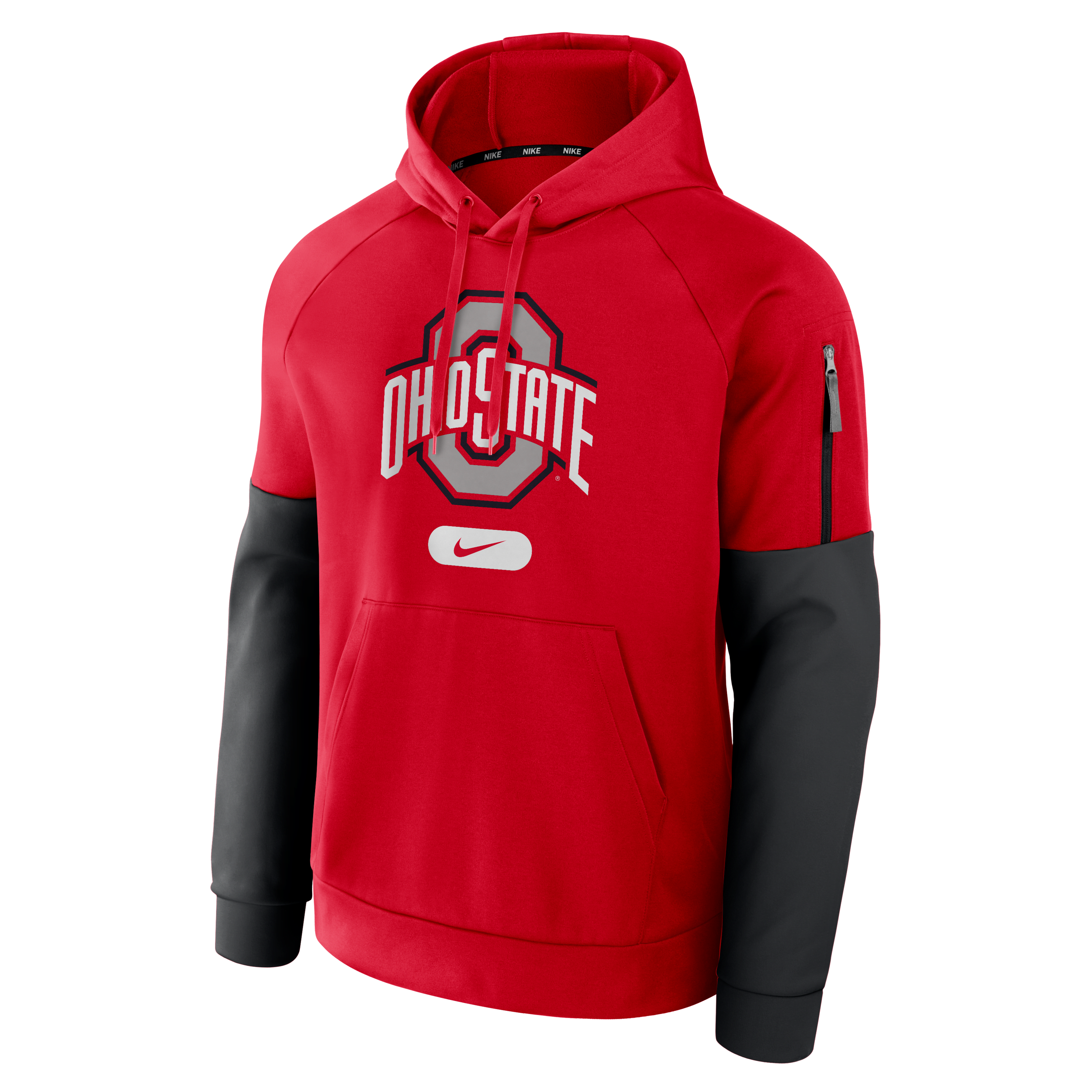 Ohio State Buckeyes Fitness Men’s Nike Therma College Pullover Hoodie