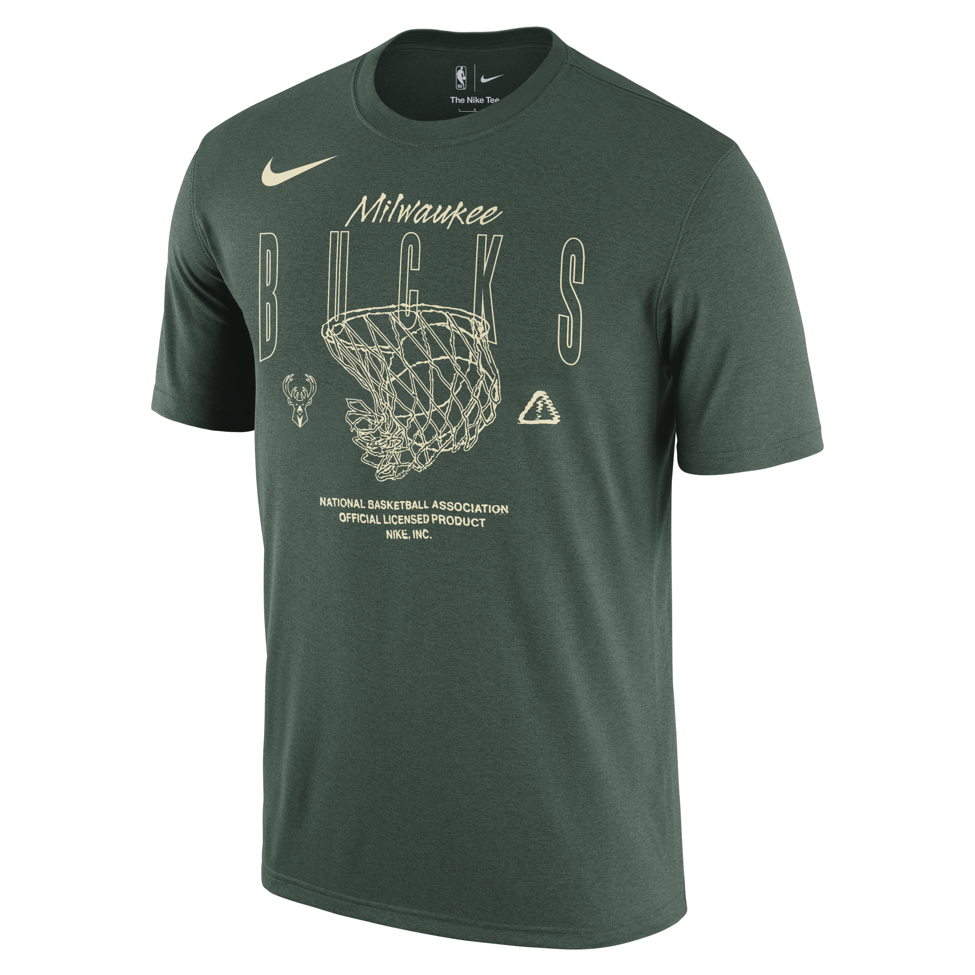 Milwaukee Bucks Courtside Max90 Men's Nike NBA T-Shirt