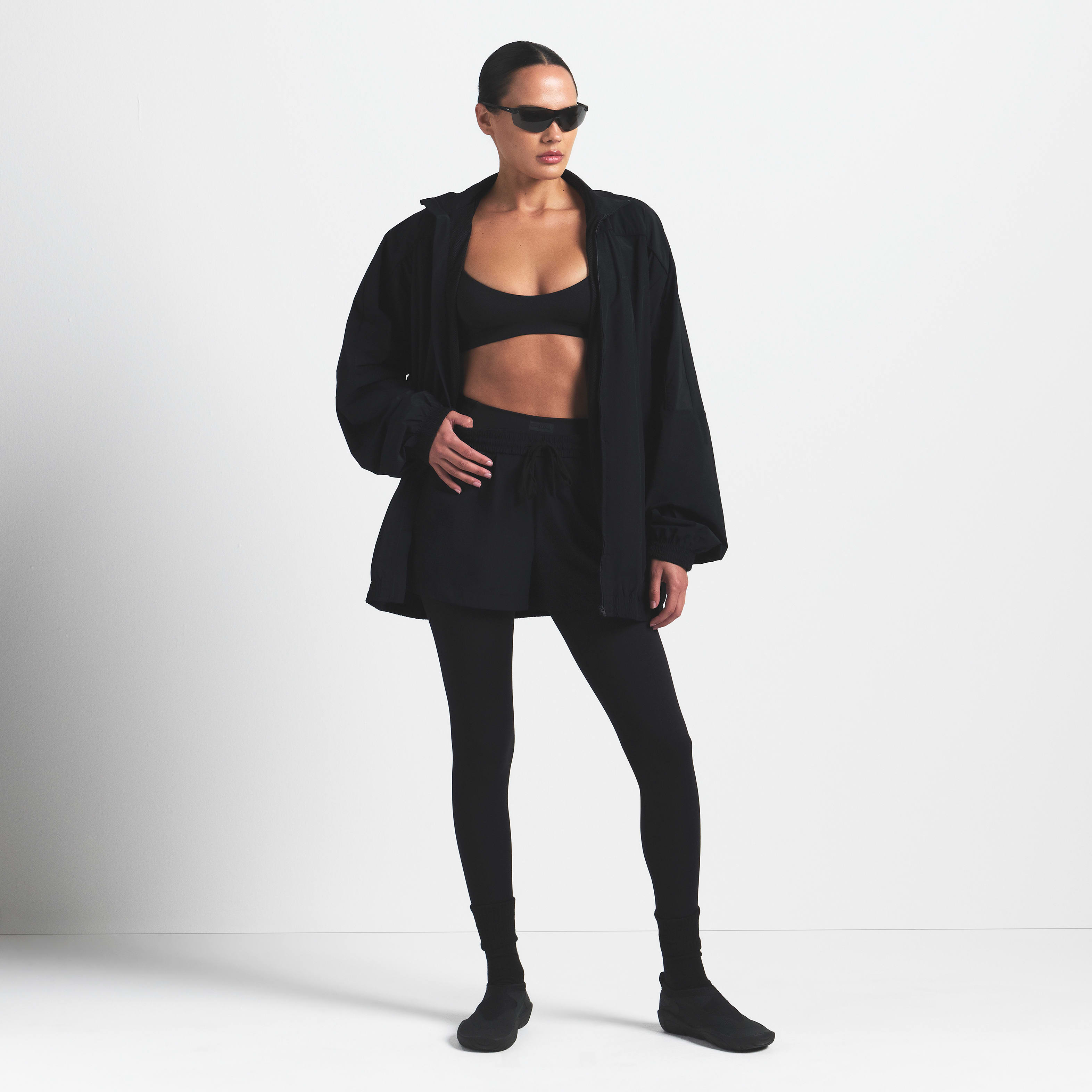 NikeSKIMS Woven Nylon Women's Oversized Track Jacket