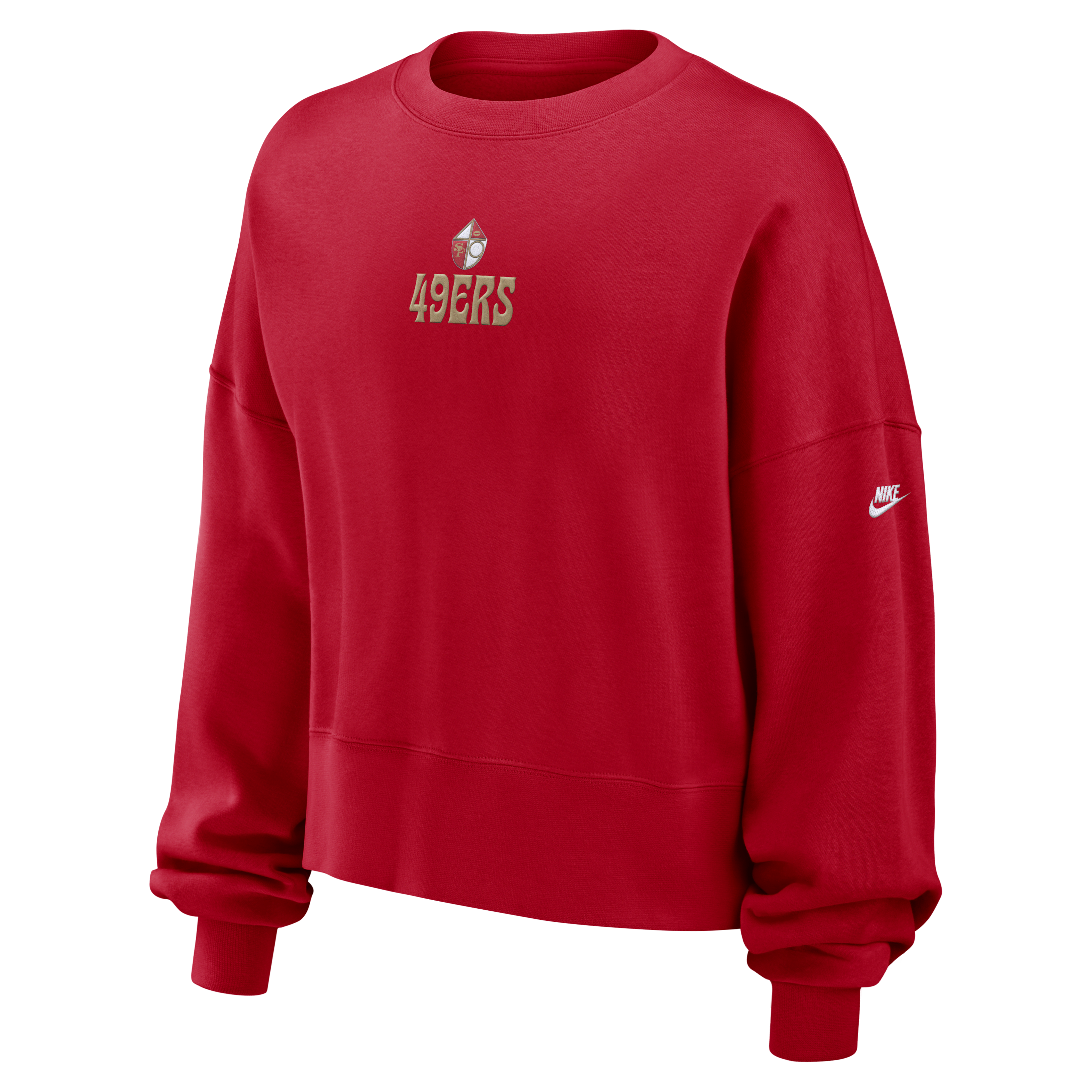 San Francisco 49ers Rewind Women's Nike NFL Pullover Crew