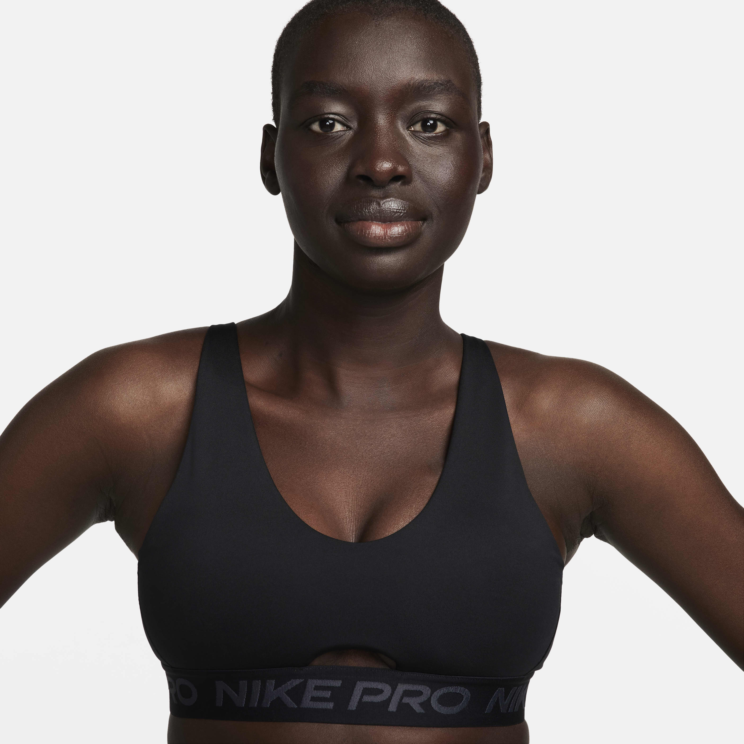 Nike Pro Indy Plunge Women's Medium-Support Padded Sports Bra