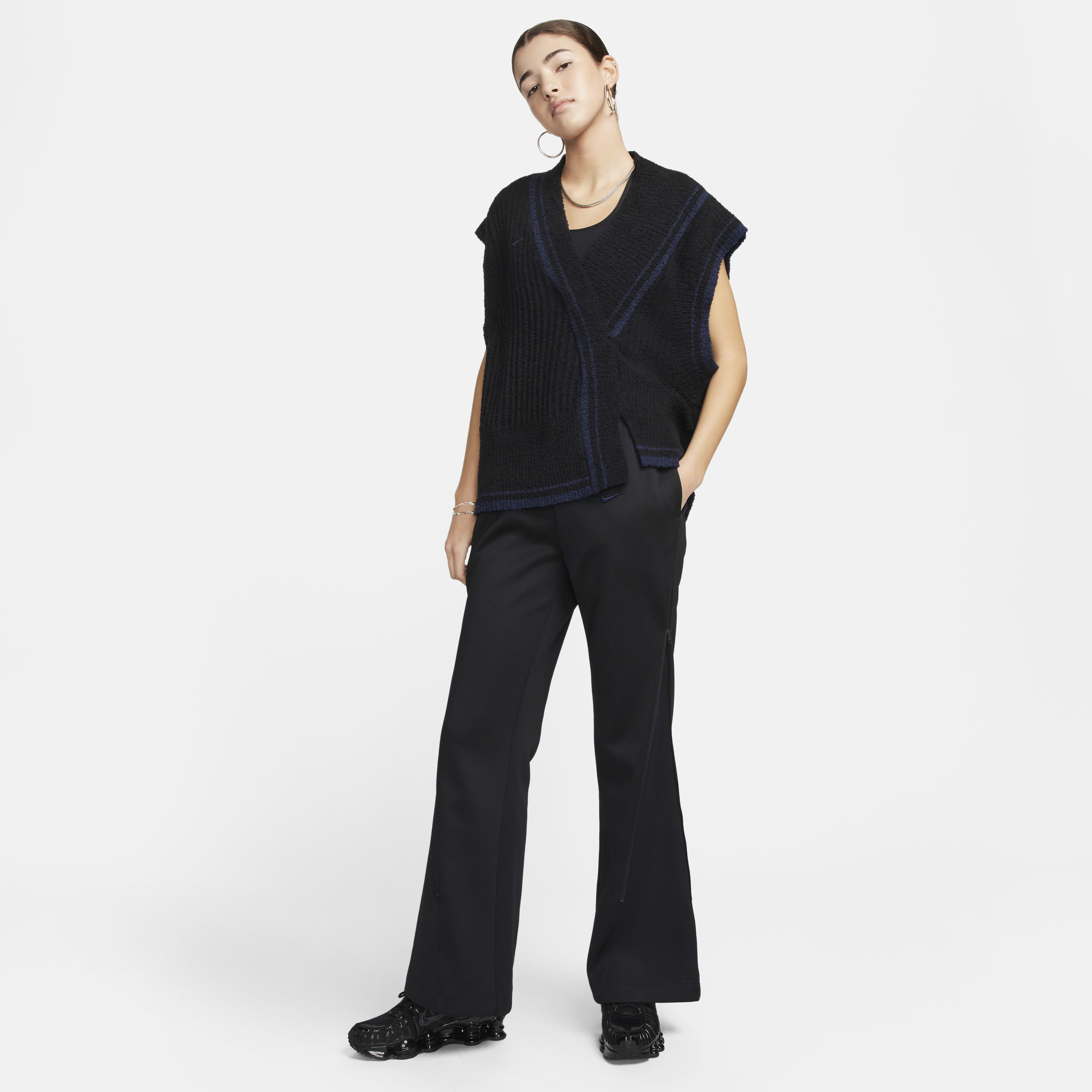 Nike Sportswear Collection Women's Mid-Rise Zip Flared Pants