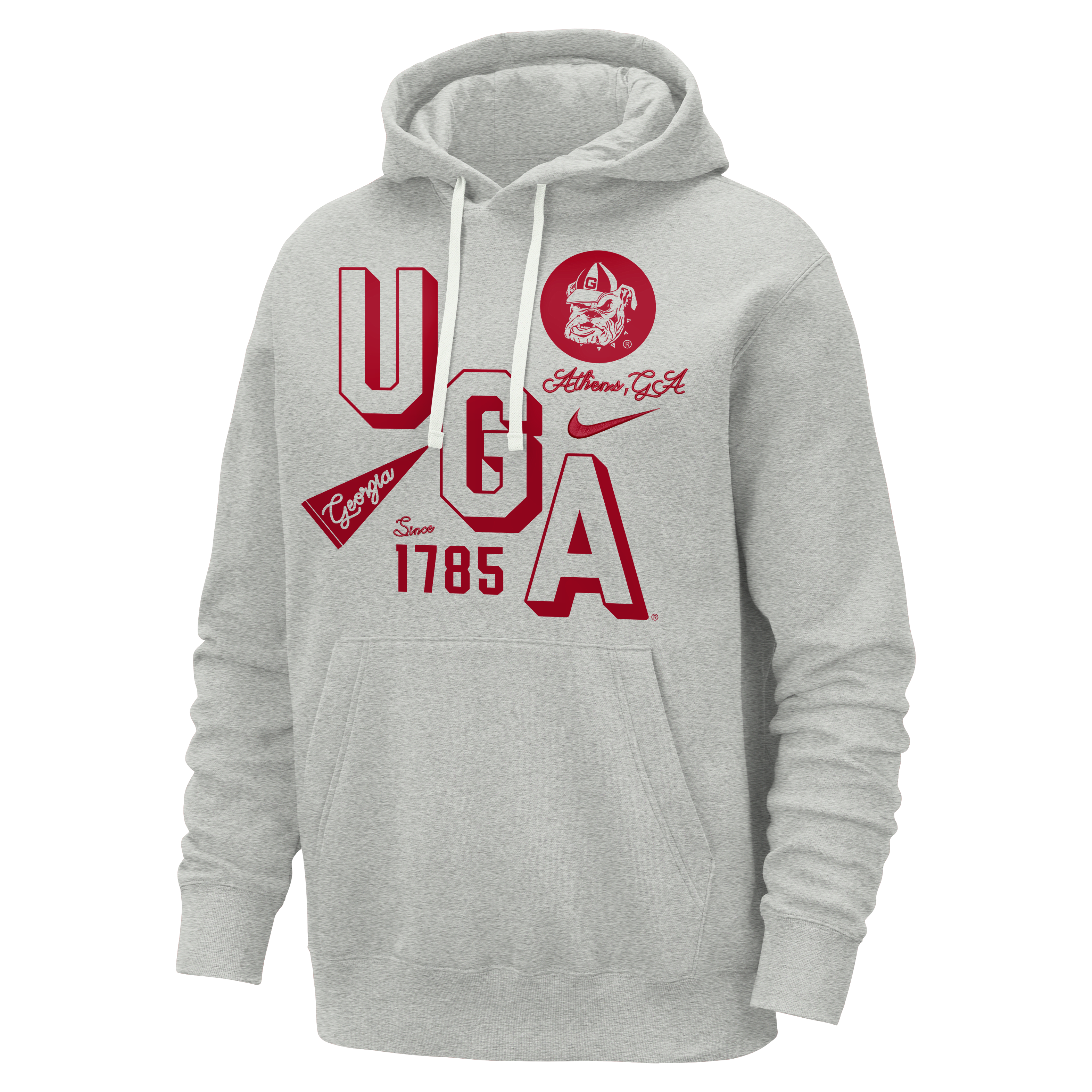 Georgia Club Men's Nike College Hoodie