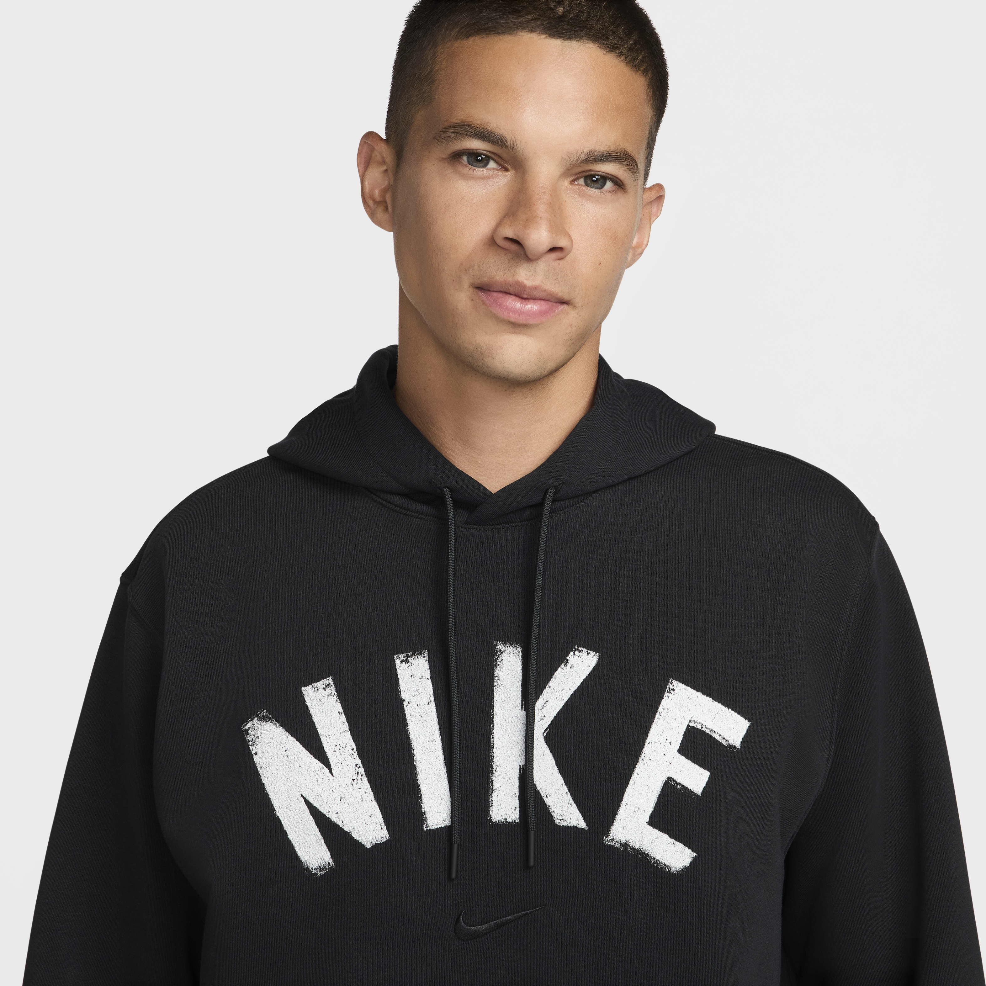 Nike Swoosh Men's Dri-FIT French Terry Pullover Fitness Hoodie