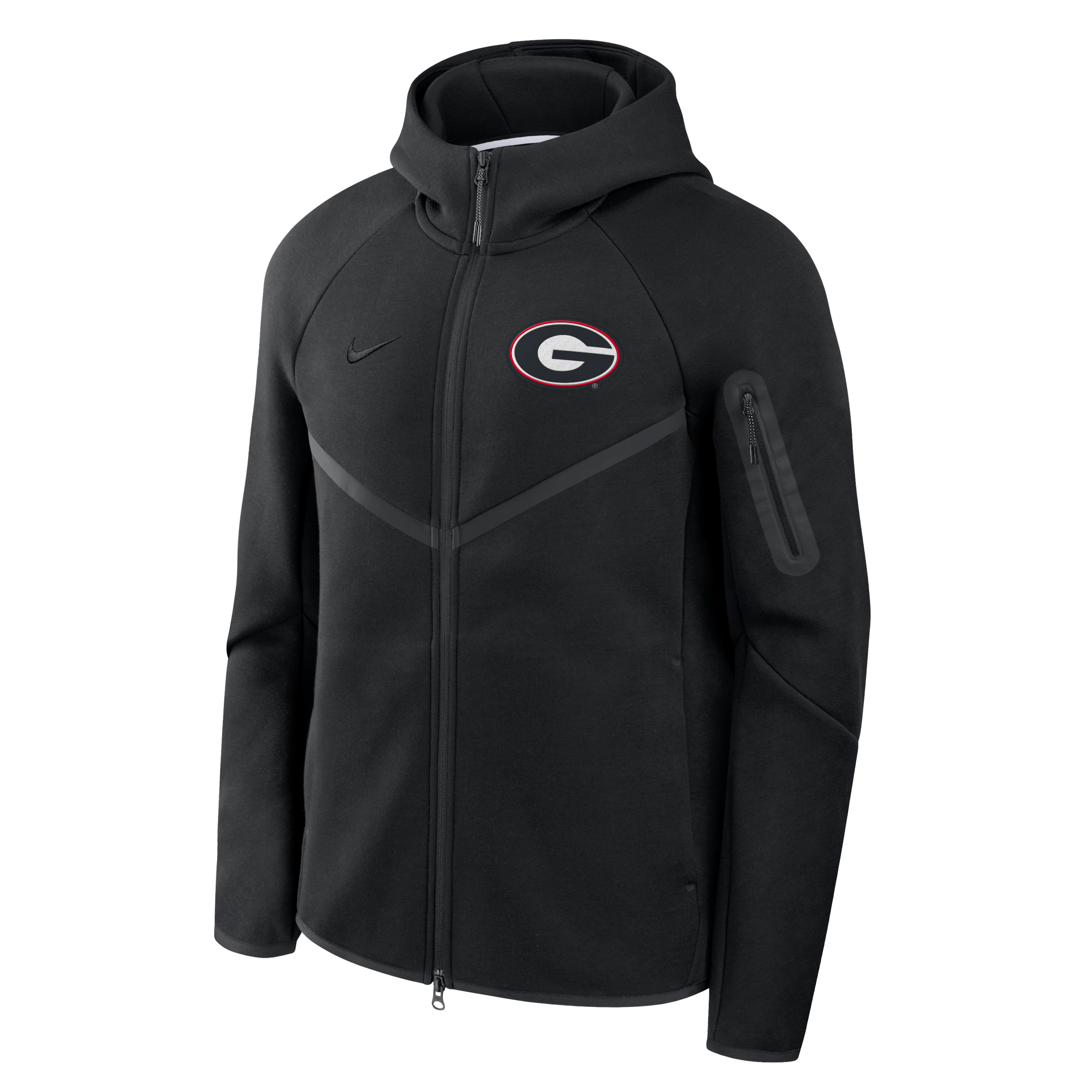 Georgia Tech Fleece Windrunner Men's Nike College Full-Zip Hooded Jacket