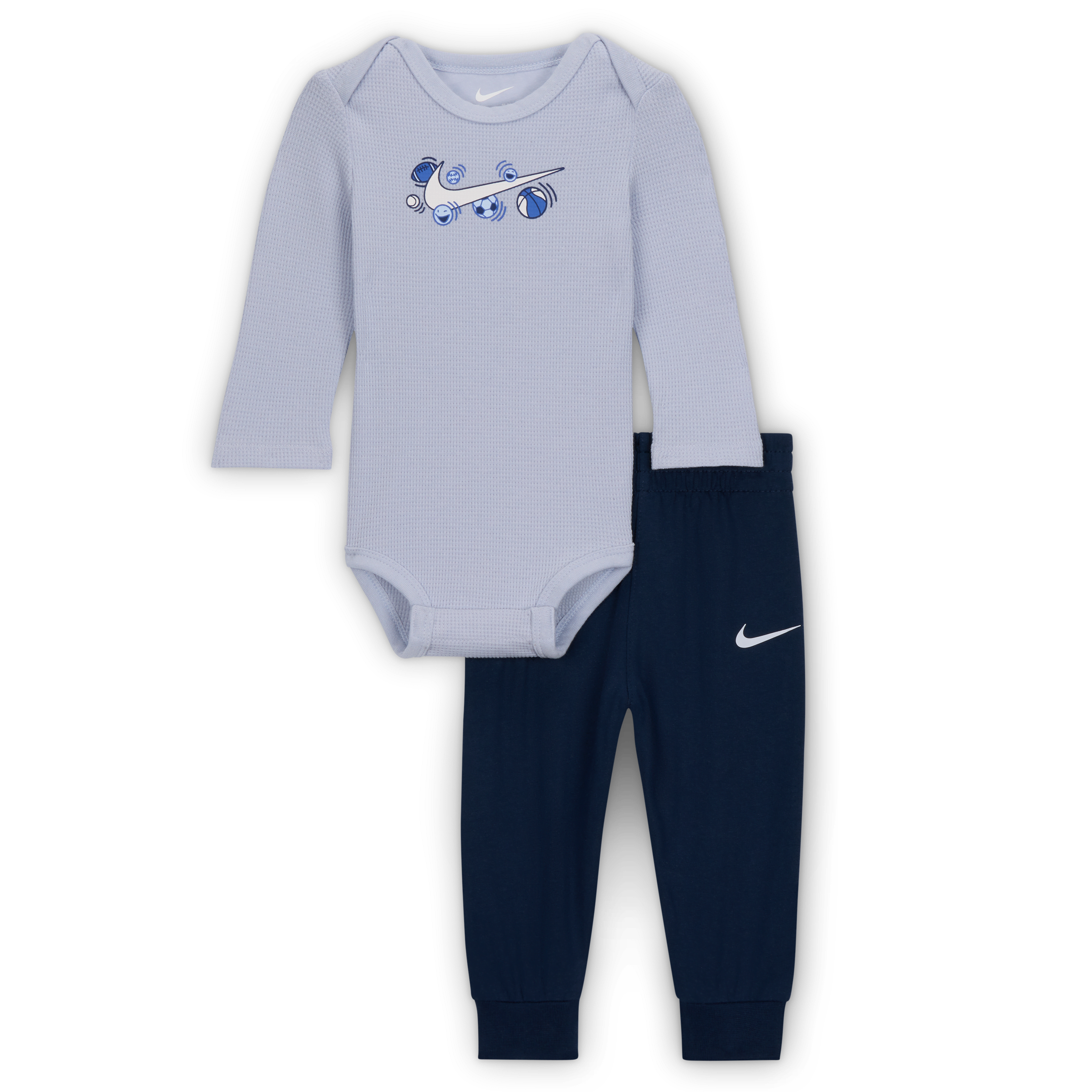 Nike Play For All Baby Long Sleeve Bodysuit and Pants Set