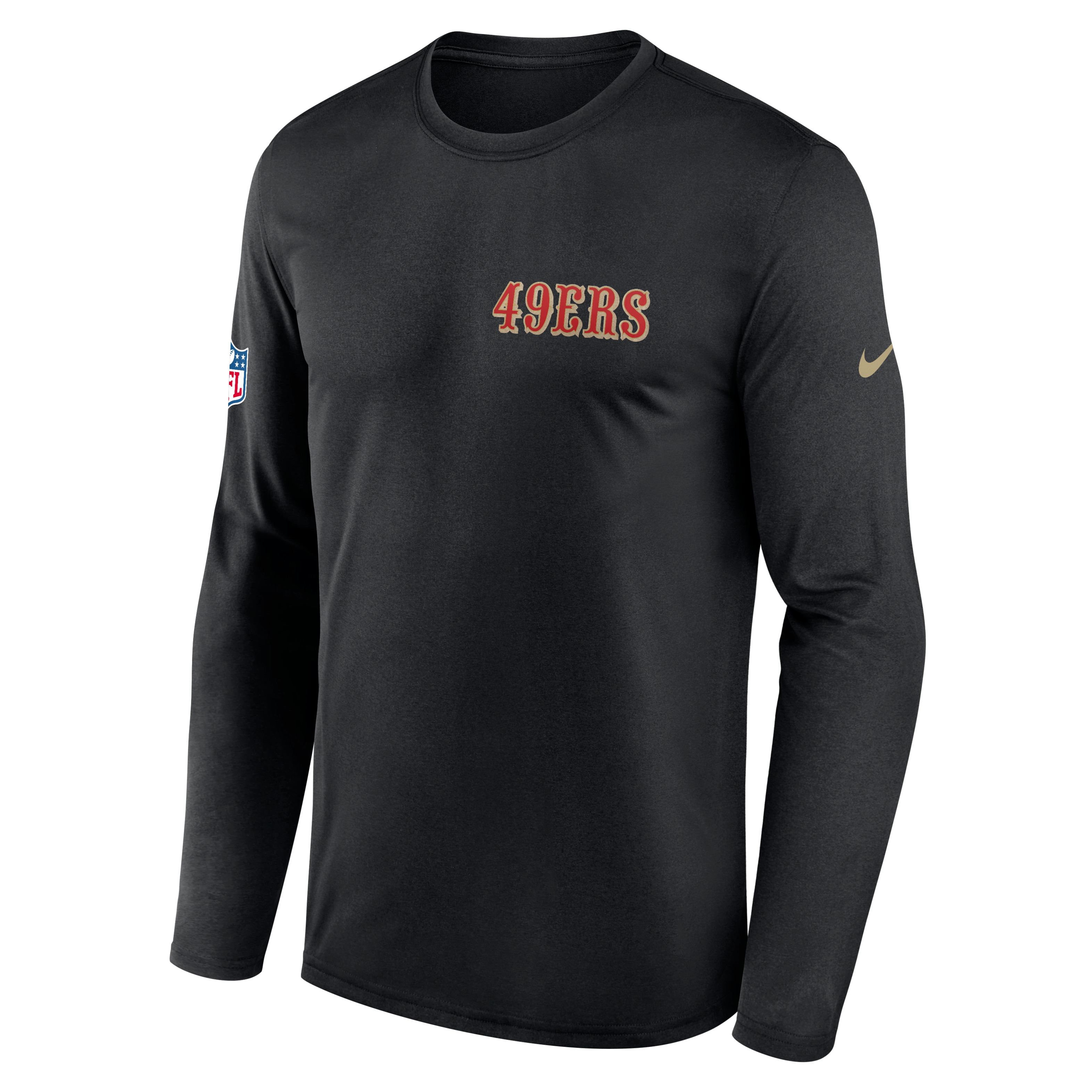 San Francisco 49ers Rivalries Collection Sideline Legend Small Logo Men's Nike Dri-FIT NFL Long-Sleeve T-Shirt