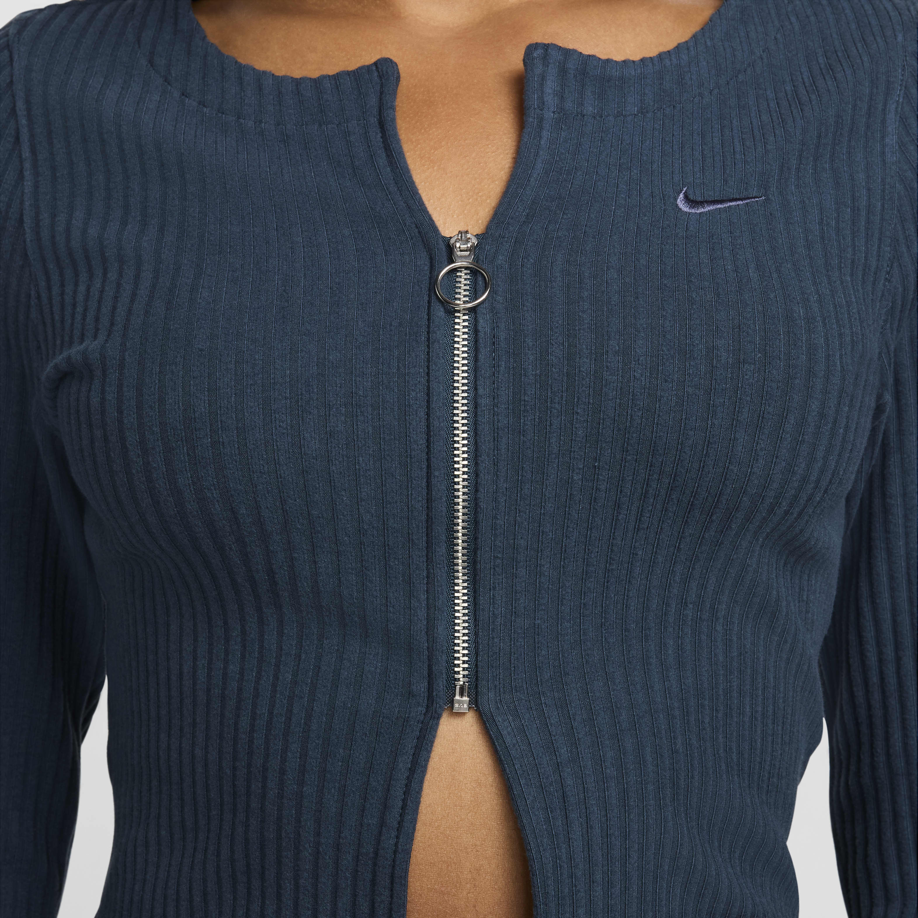 Nike Sportswear Chill Rib Women's Slim Full-Zip Cardigan