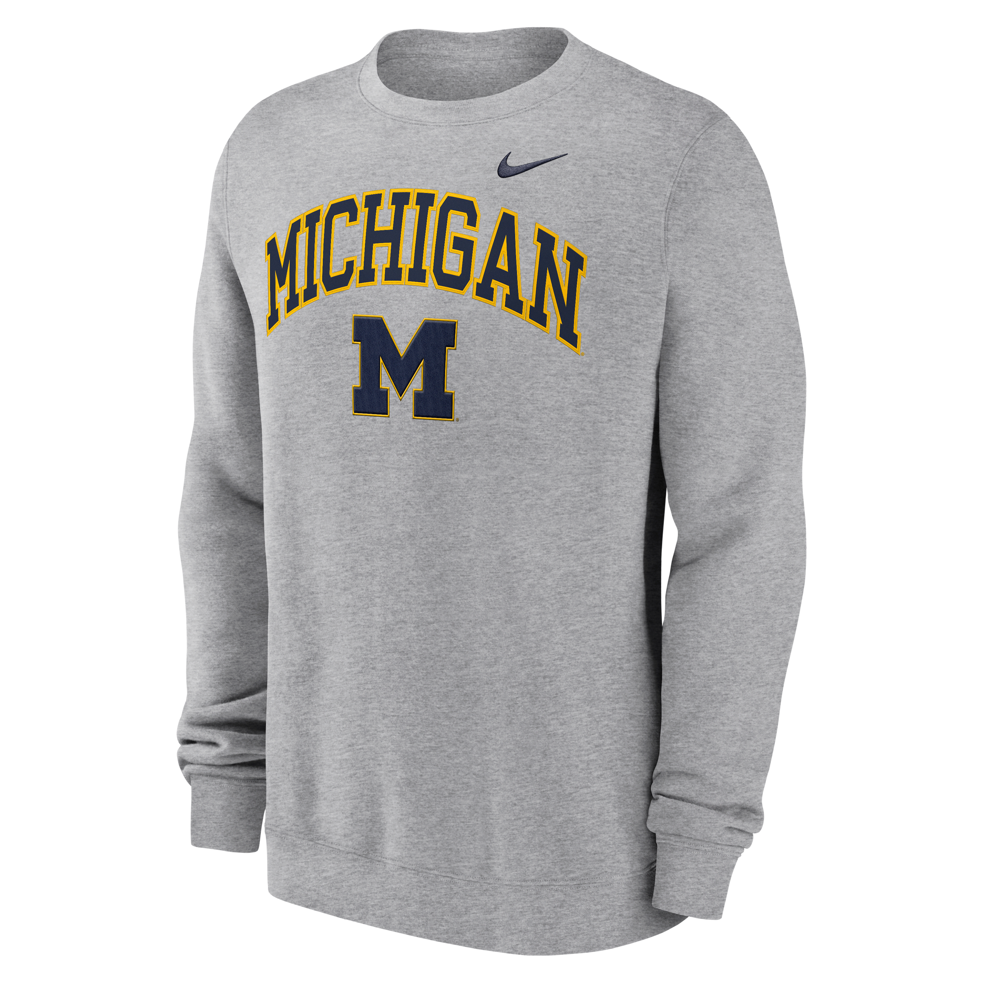 Michigan Arch Men's Nike College Pullover Crew