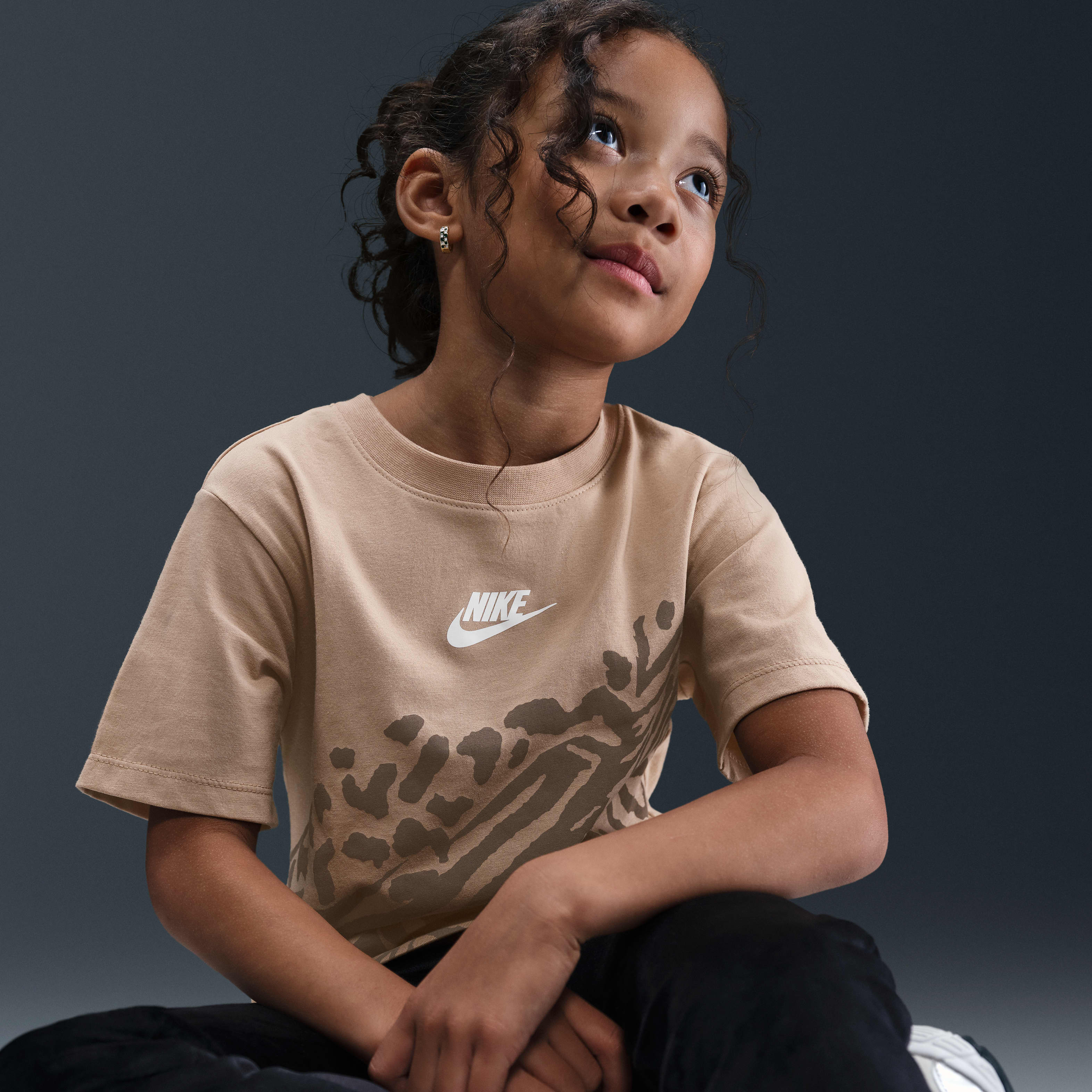 Nike Wild Warmth Little Kids' Boxy T-Shirt