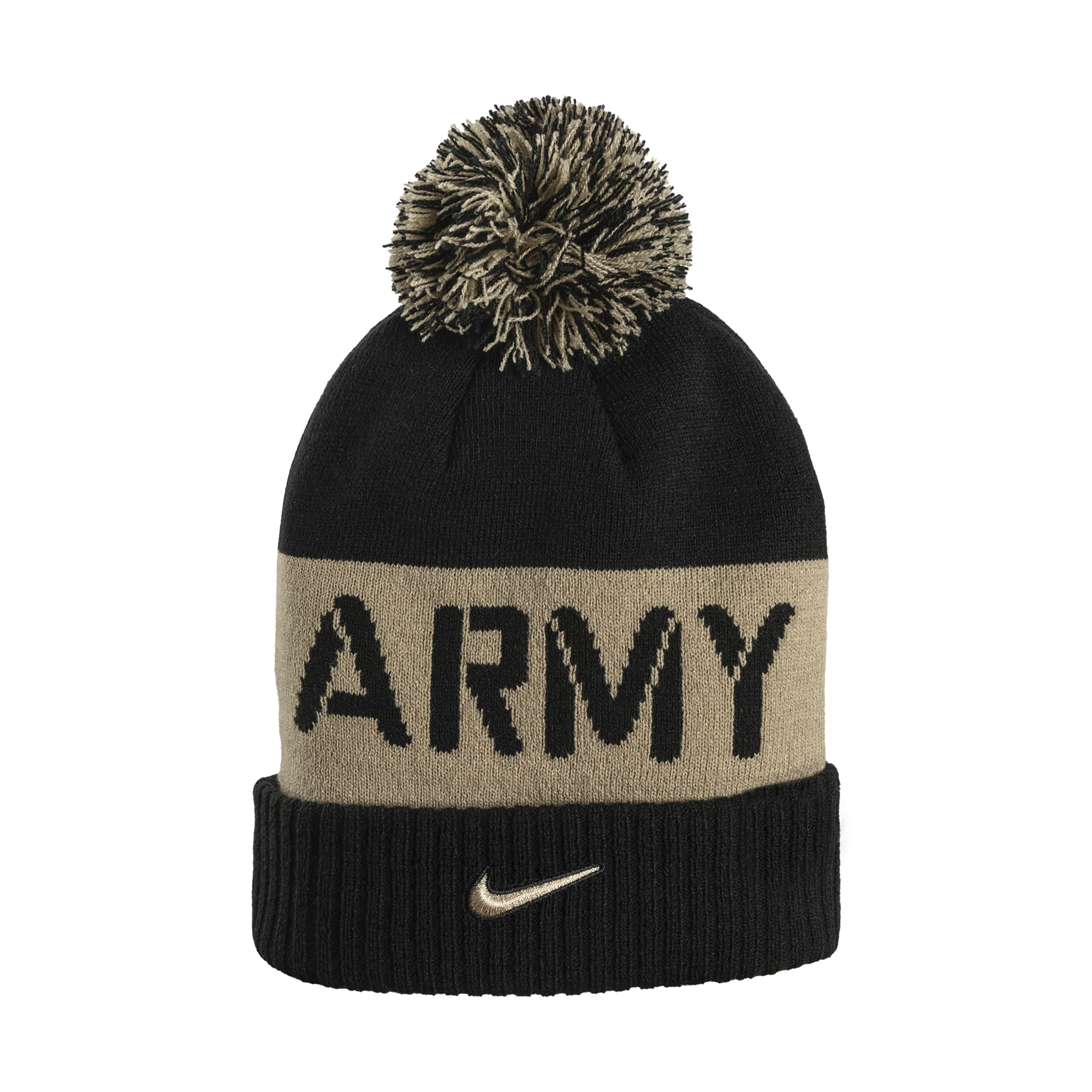 Army Nike College Pom Beanie