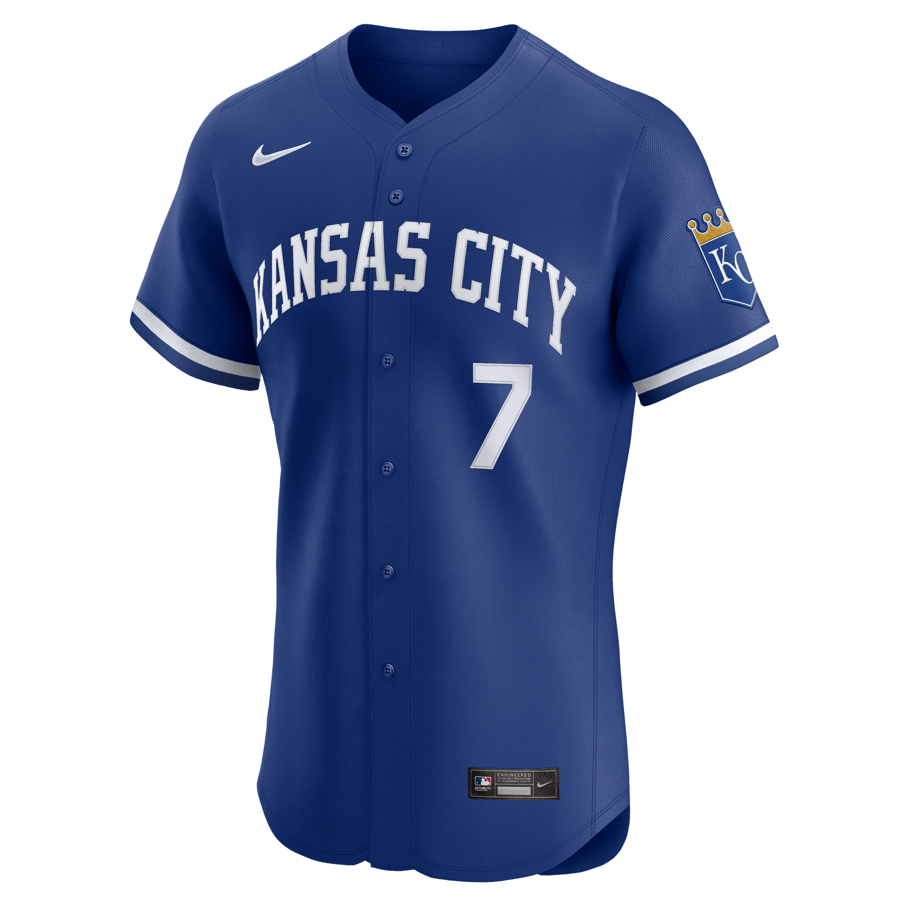 Bobby Witt Jr. Kansas City Royals Men's Nike Dri-FIT ADV MLB Elite Jersey
