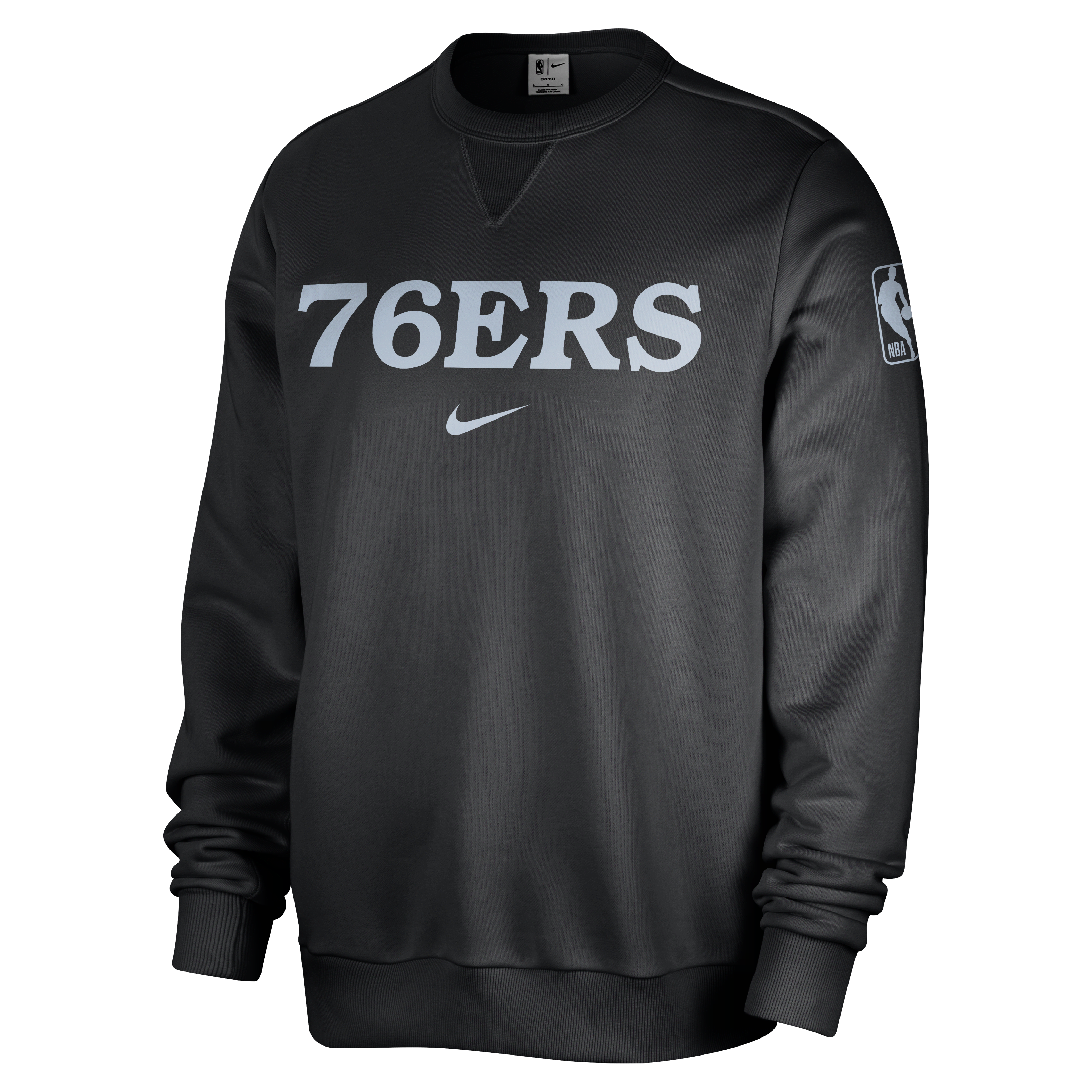 Philadelphia 76ers Standard Issue Men's Nike Dri-FIT NBA Crew-Neck Sweatshirt