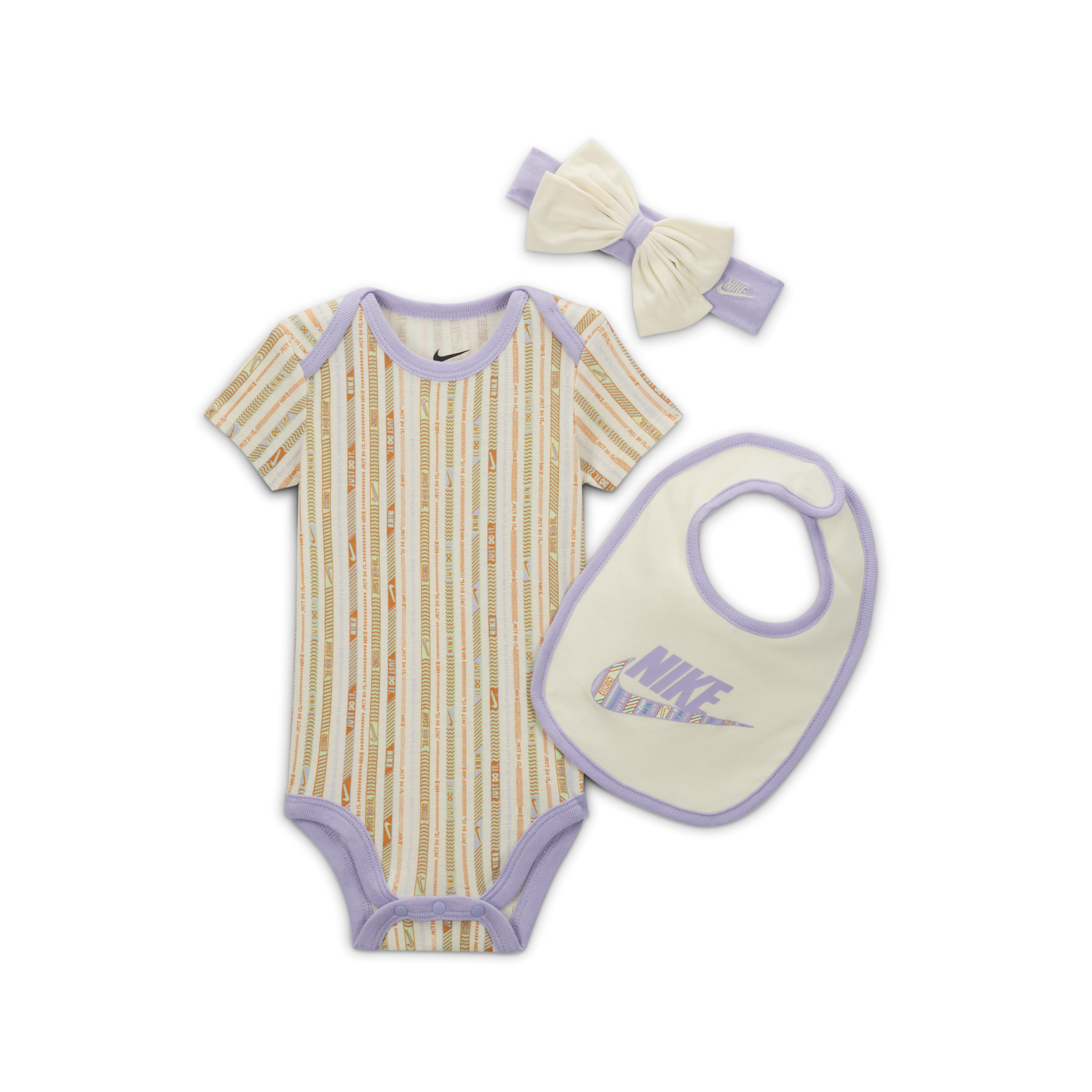 Nike Happy Camper Baby 3-Piece Bodysuit Box Set