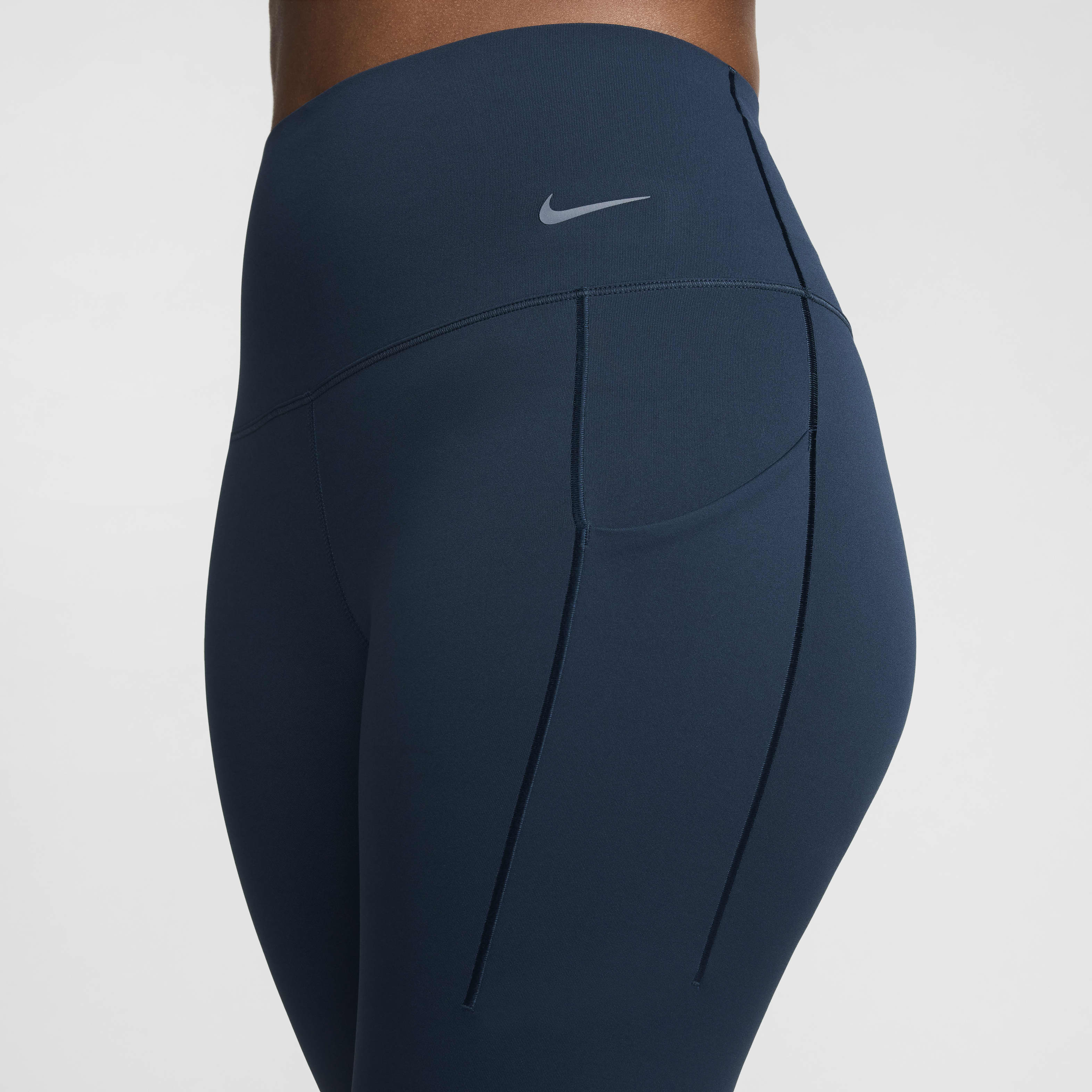 Nike Universa Women's Medium-Support Mid-Rise 8" Biker Shorts with Pockets