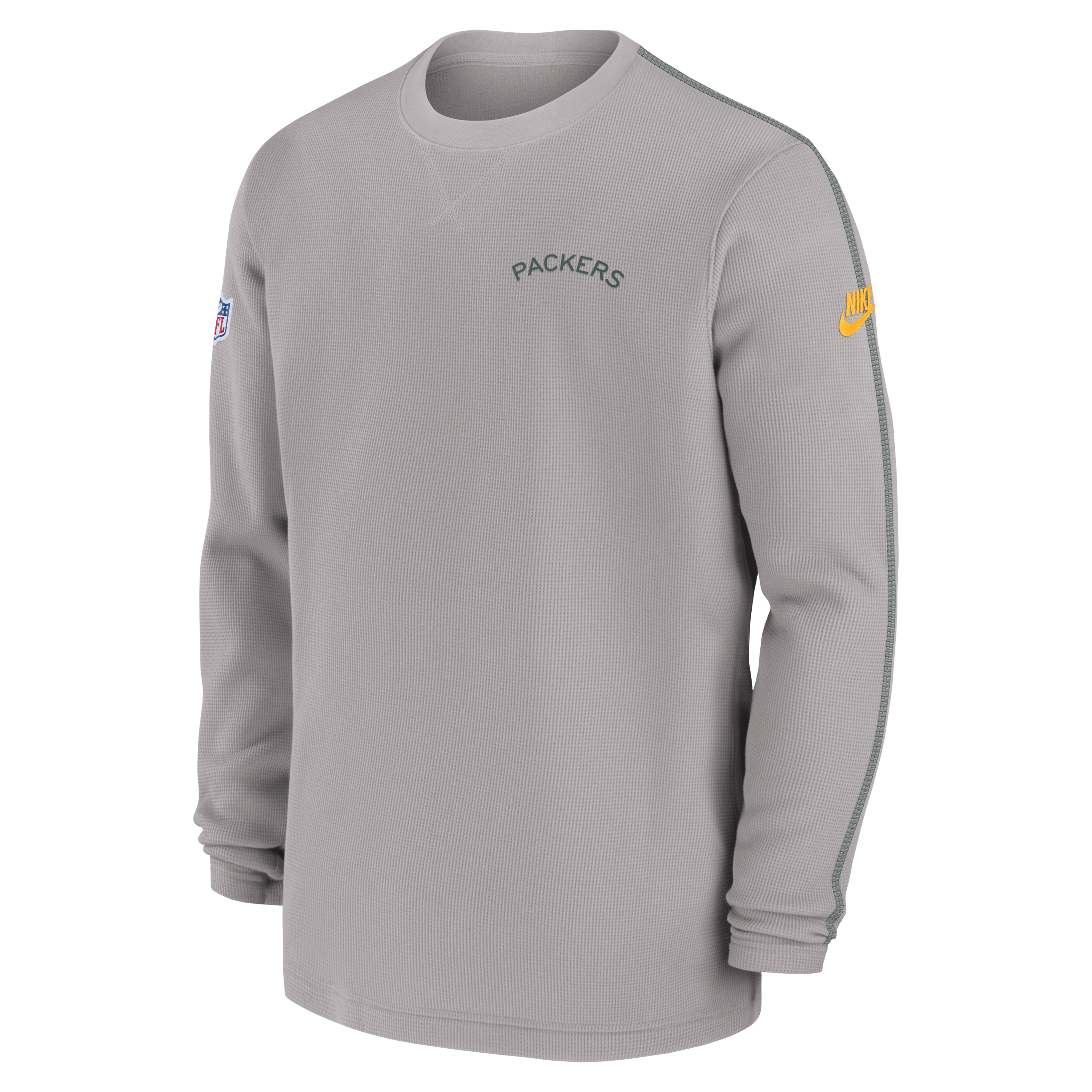 Green Bay Packers Logo Coach Men’s Nike NFL Long-Sleeve Top