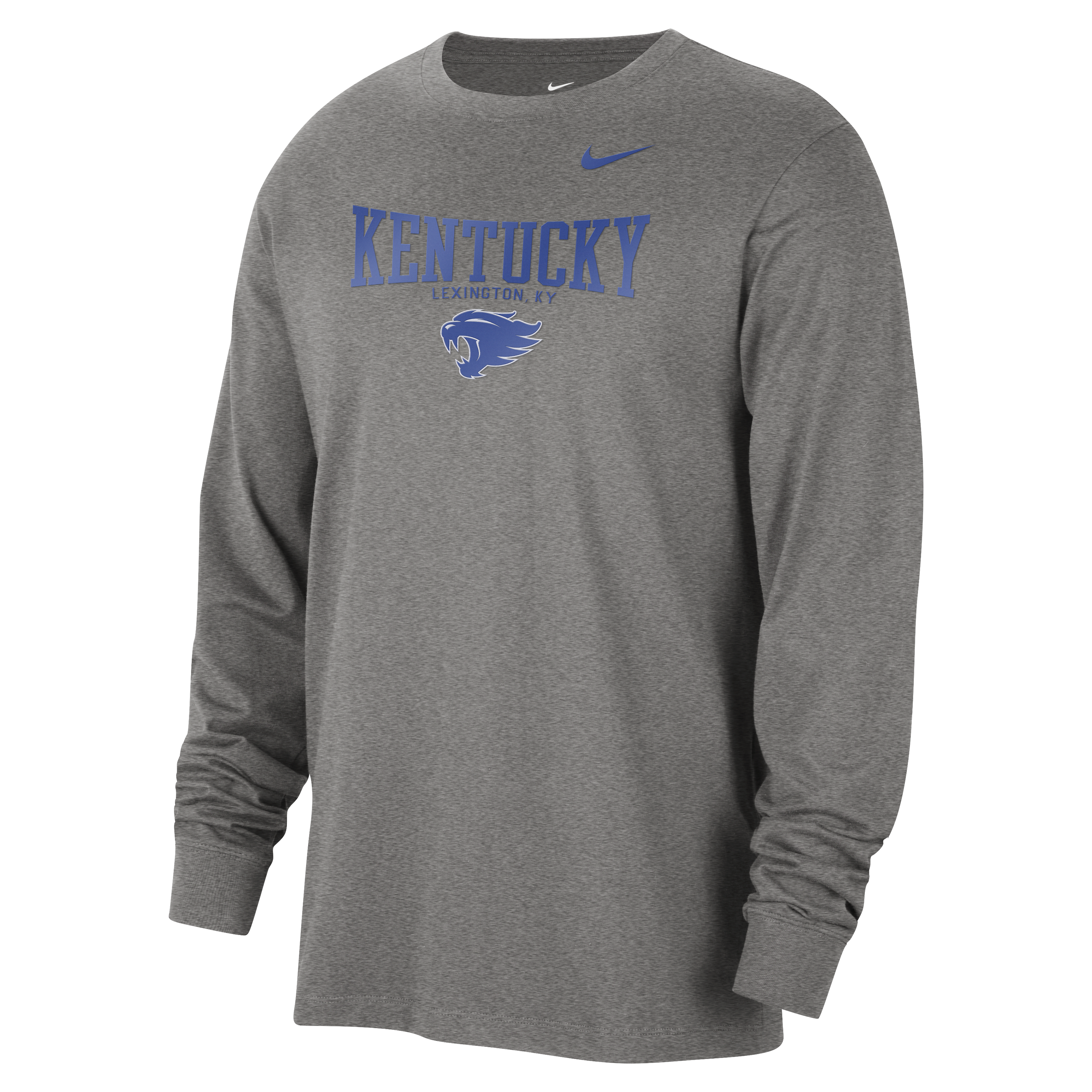 Kentucky Men's Nike College Crew-Neck Long-Sleeve T-Shirt