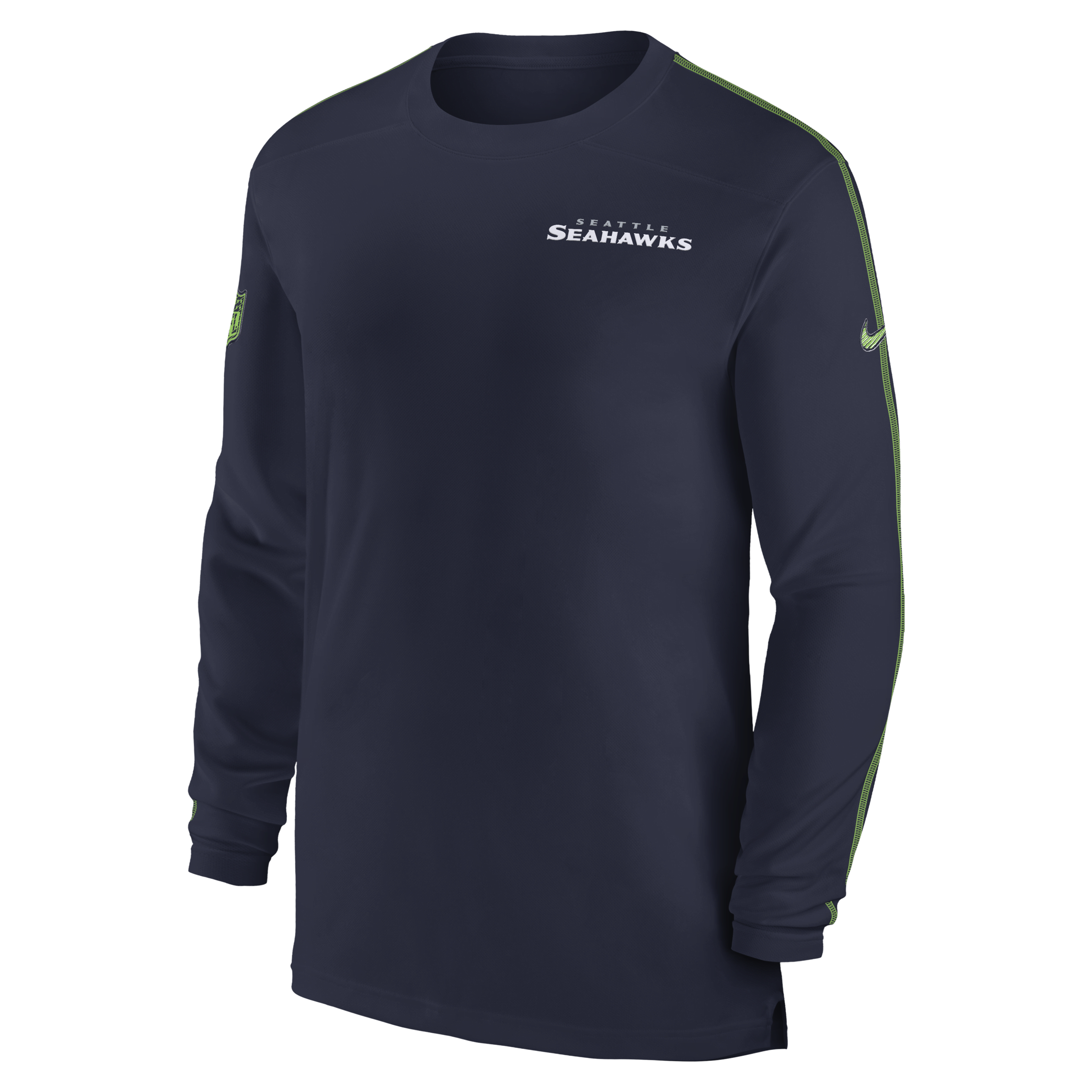 Seattle Seahawks Sideline Coach Men's Nike Dri-FIT NFL Long-Sleeve Top