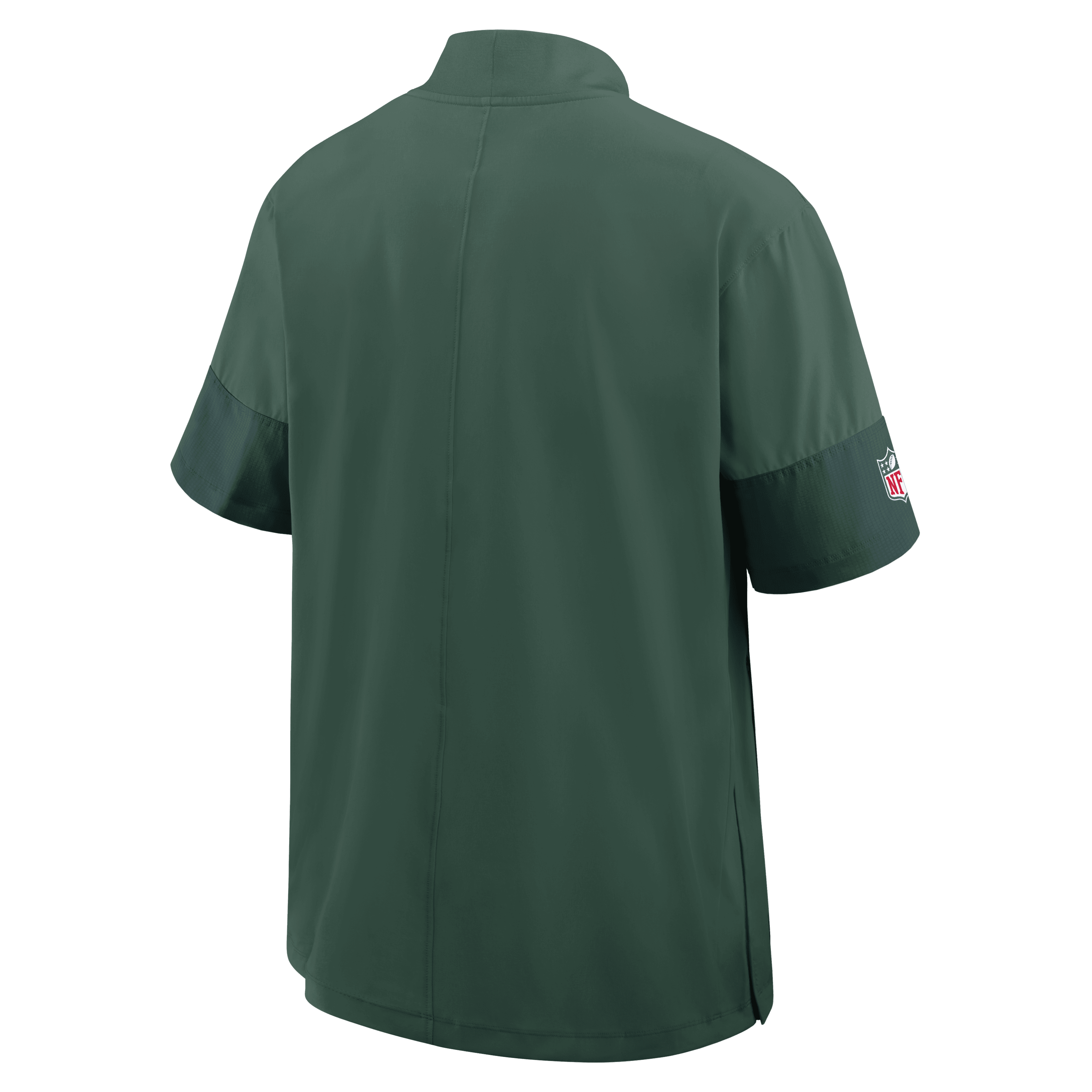 Green Bay Packers Sideline Coach Men's Nike NFL 1/2-Zip Short-Sleeve Jacket
