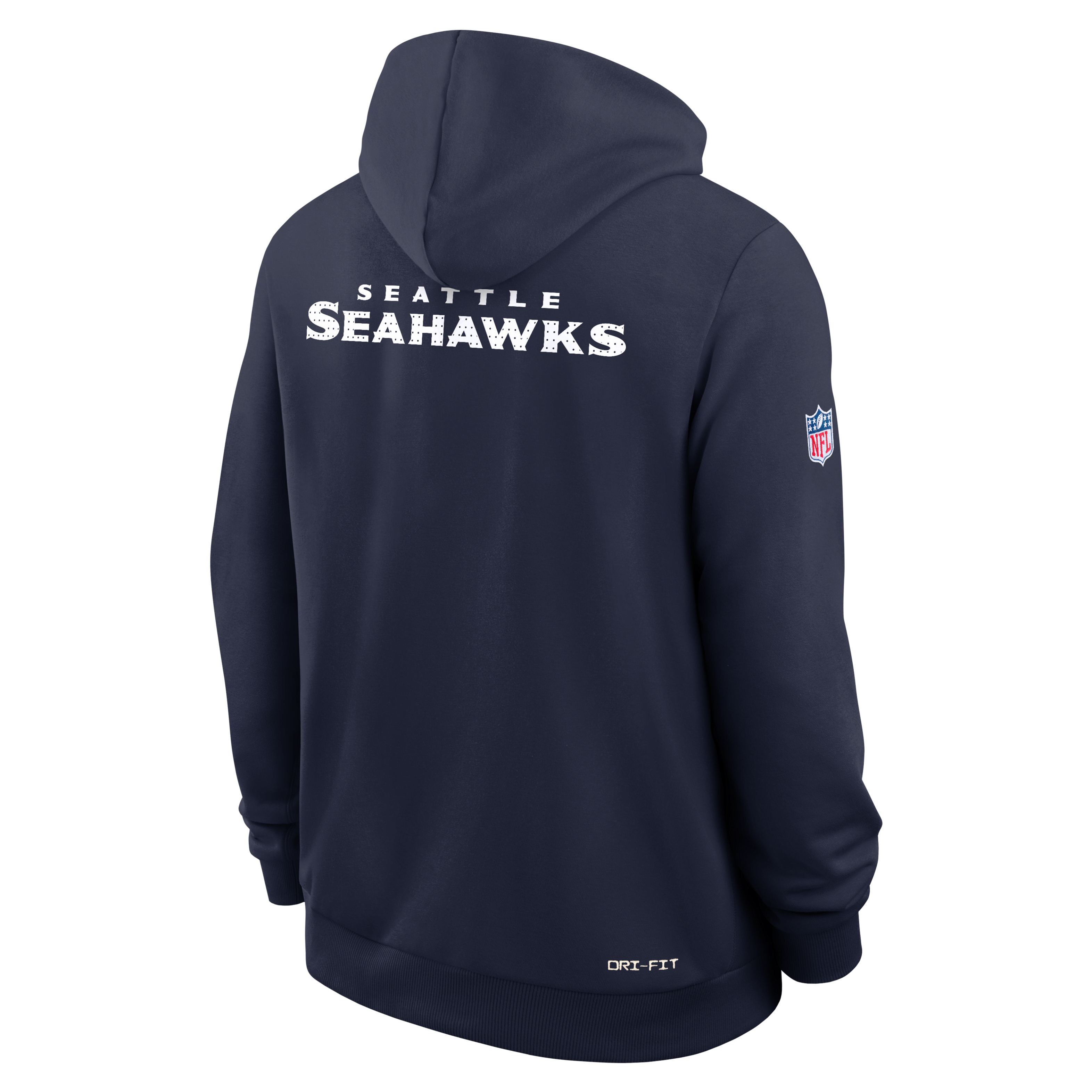 Seattle Seahawks Initial Home Sideline Men's Nike Dri-FIT NFL Pullover Hoodie