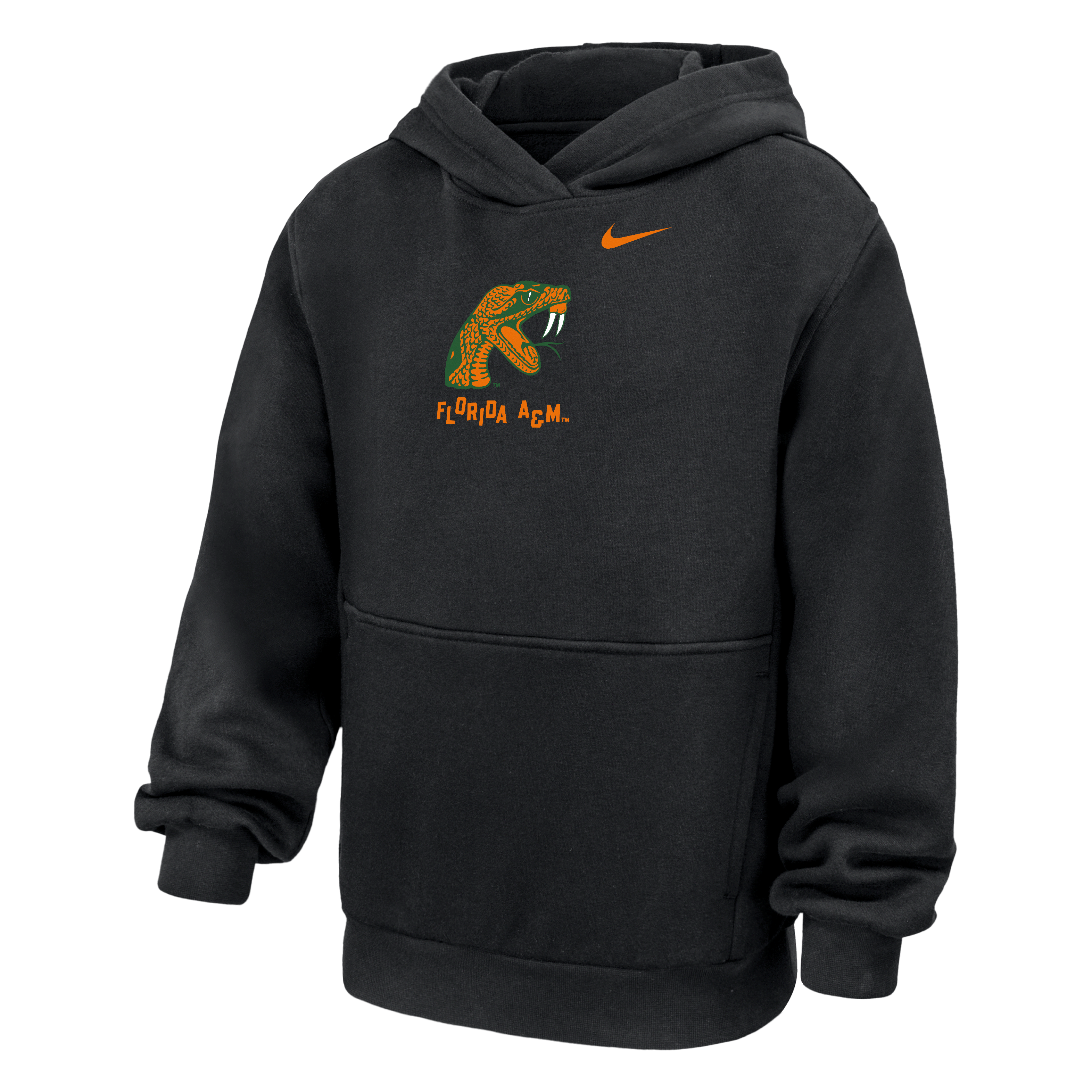 Florida A&M University Club Fleece Big Kids' Nike College Hoodie