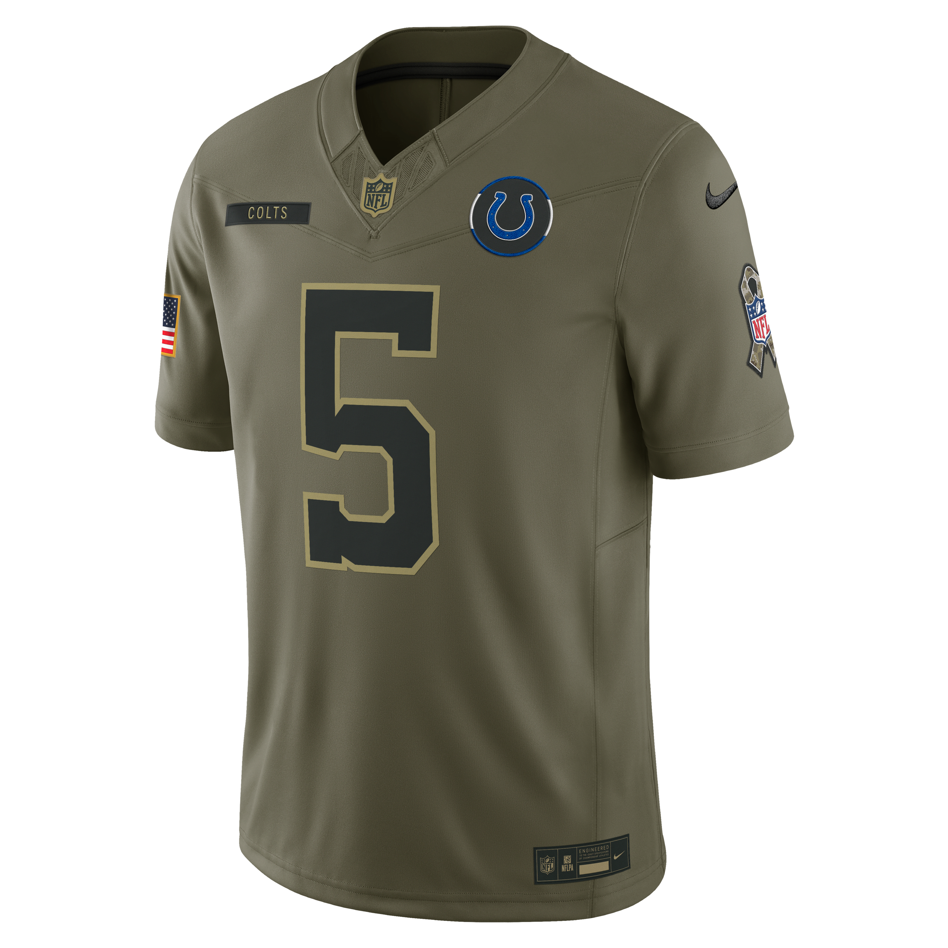 Anthony Richardson Sr. Indianapolis Colts Salute to Service Men's Nike Dri-FIT NFL Limited Jersey