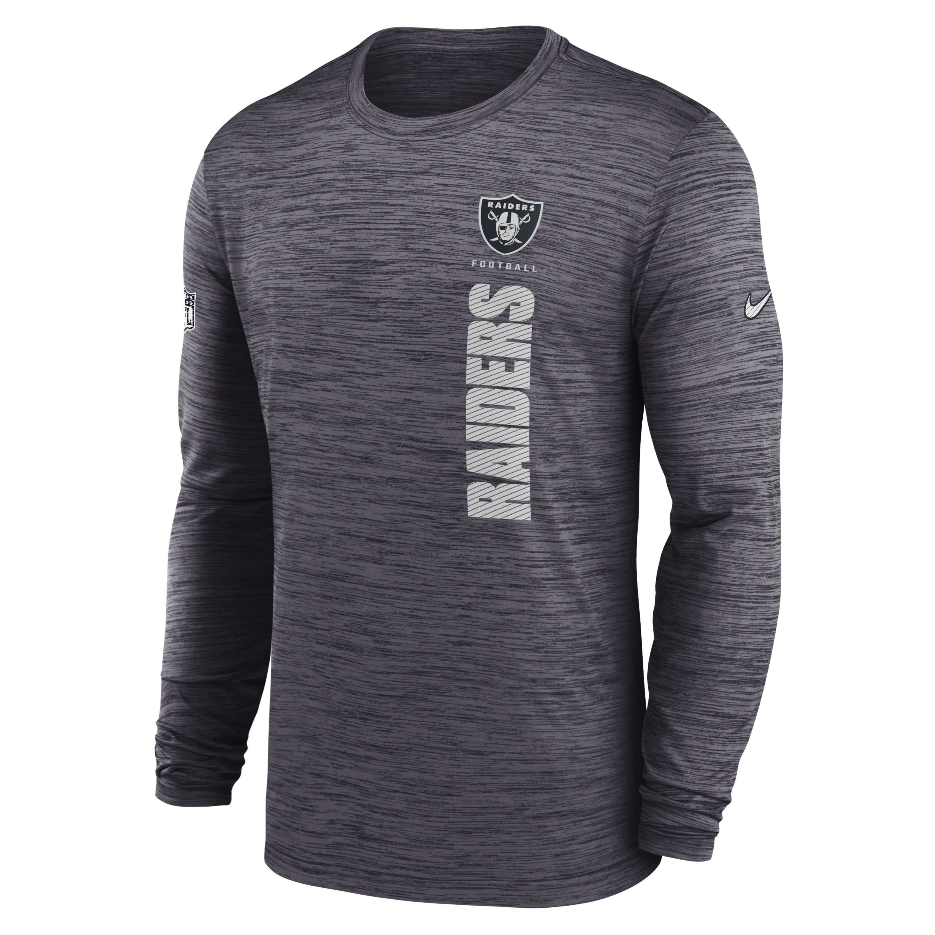 Las Vegas Raiders Sideline Velocity Men's Nike Dri-FIT NFL Long-Sleeve T-Shirt