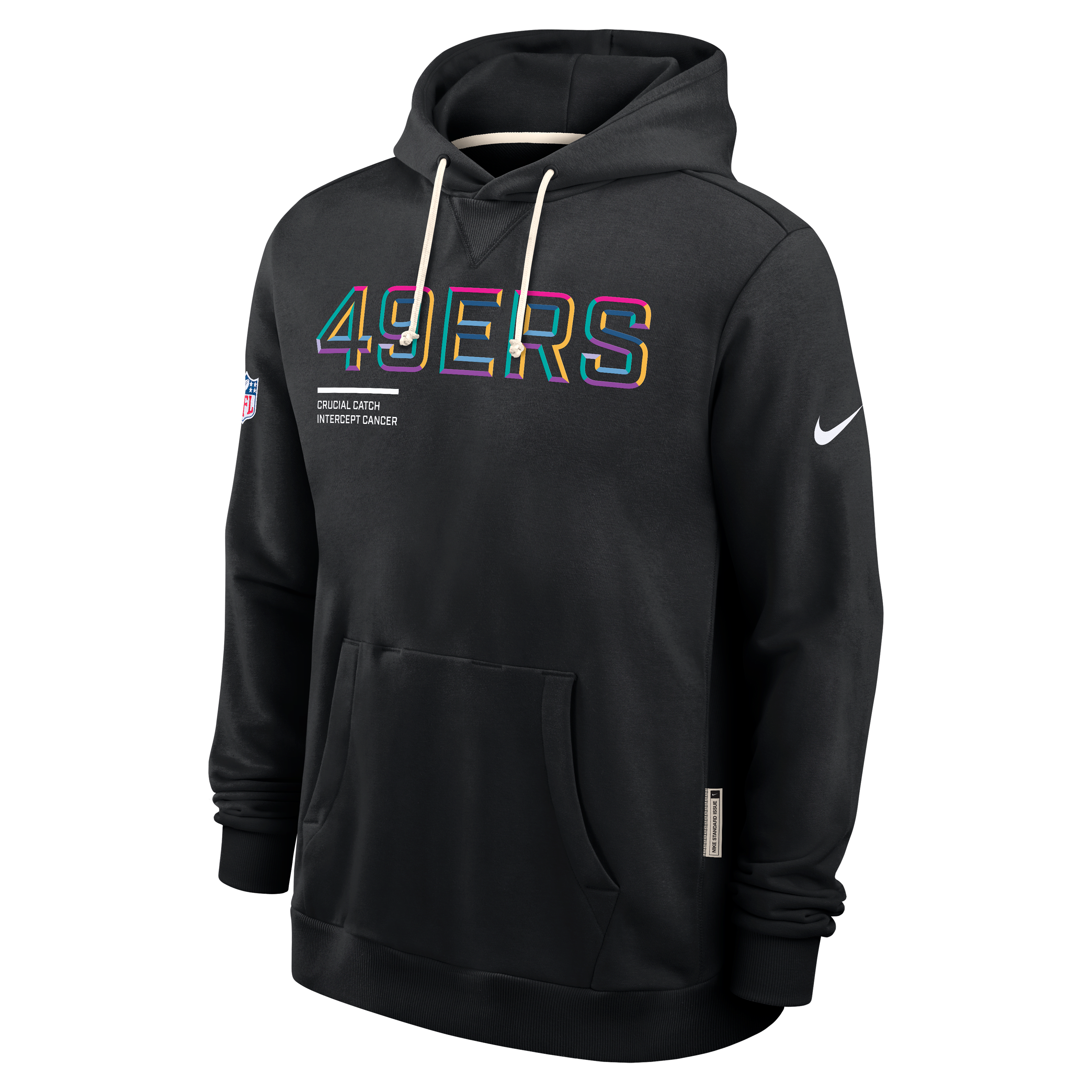 San Francisco 49ers Crucial Catch Sideline Men's Nike Dri-FIT NFL Pullover Hoodie