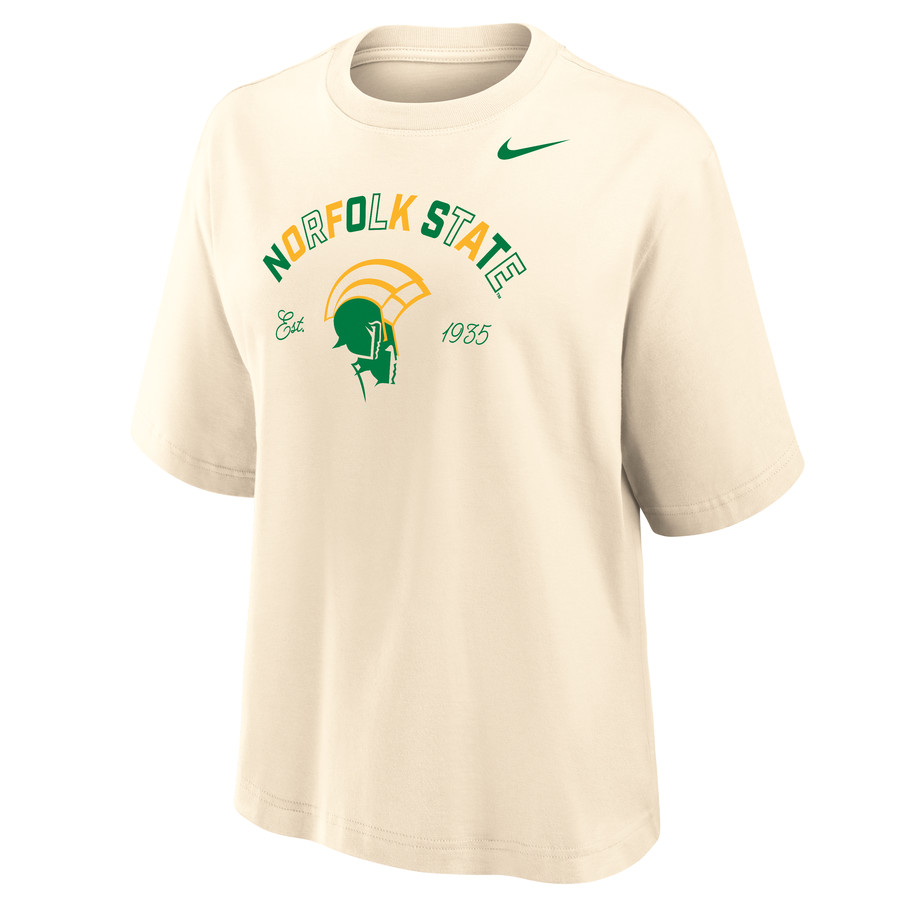 Nike College (Norfolk State University) Women's Boxy Cotton T-Shirt