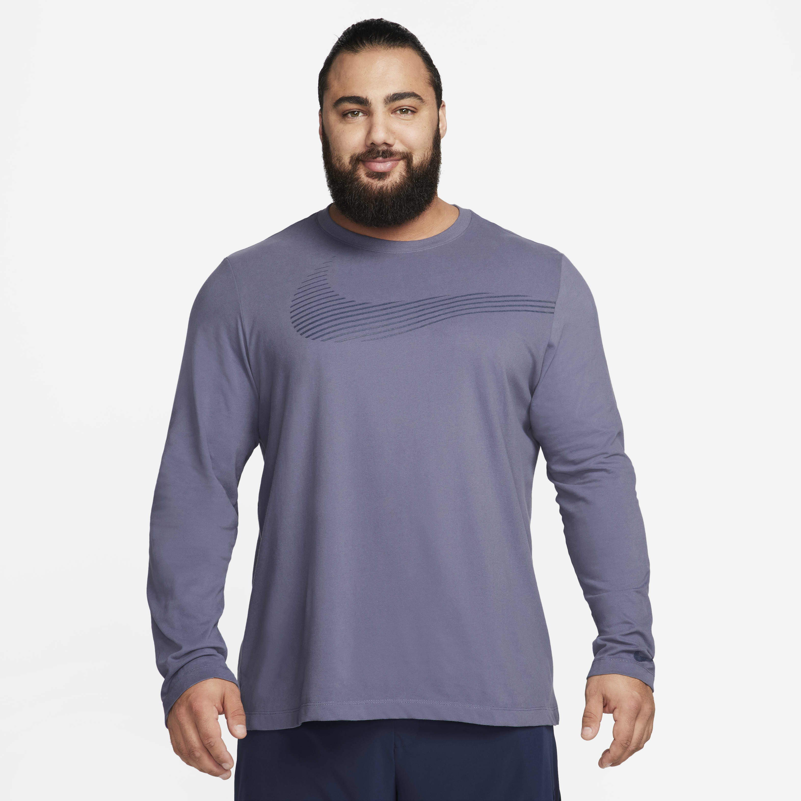 Nike Men's Dri-FIT Long-Sleeve Fitness T-Shirt